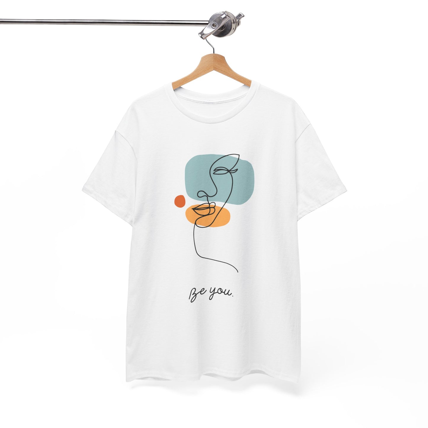 Minimalist Be You Tee, Unisex Cotton T-Shirt, Inspirational Graphic Tee, Gift for Friends, Casual Everyday Wear, Self-Love Apparel
