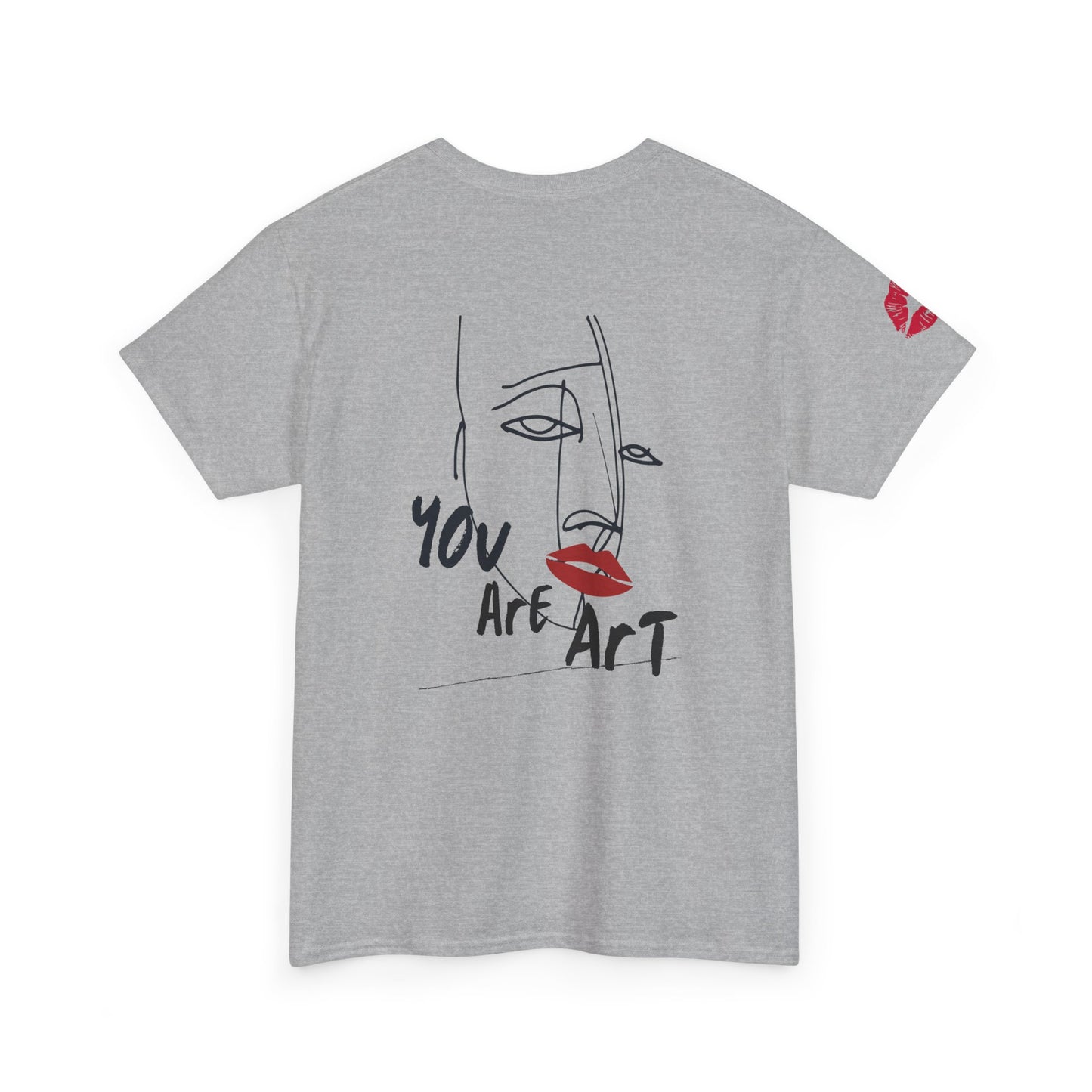YOU ARE ART - SINGLE, TAKEN... Artistic Unisex Cotton Tee with Heartfelt Prints, Casual Wear, Gift for Artists, Streetwear, Inspirational Fashion