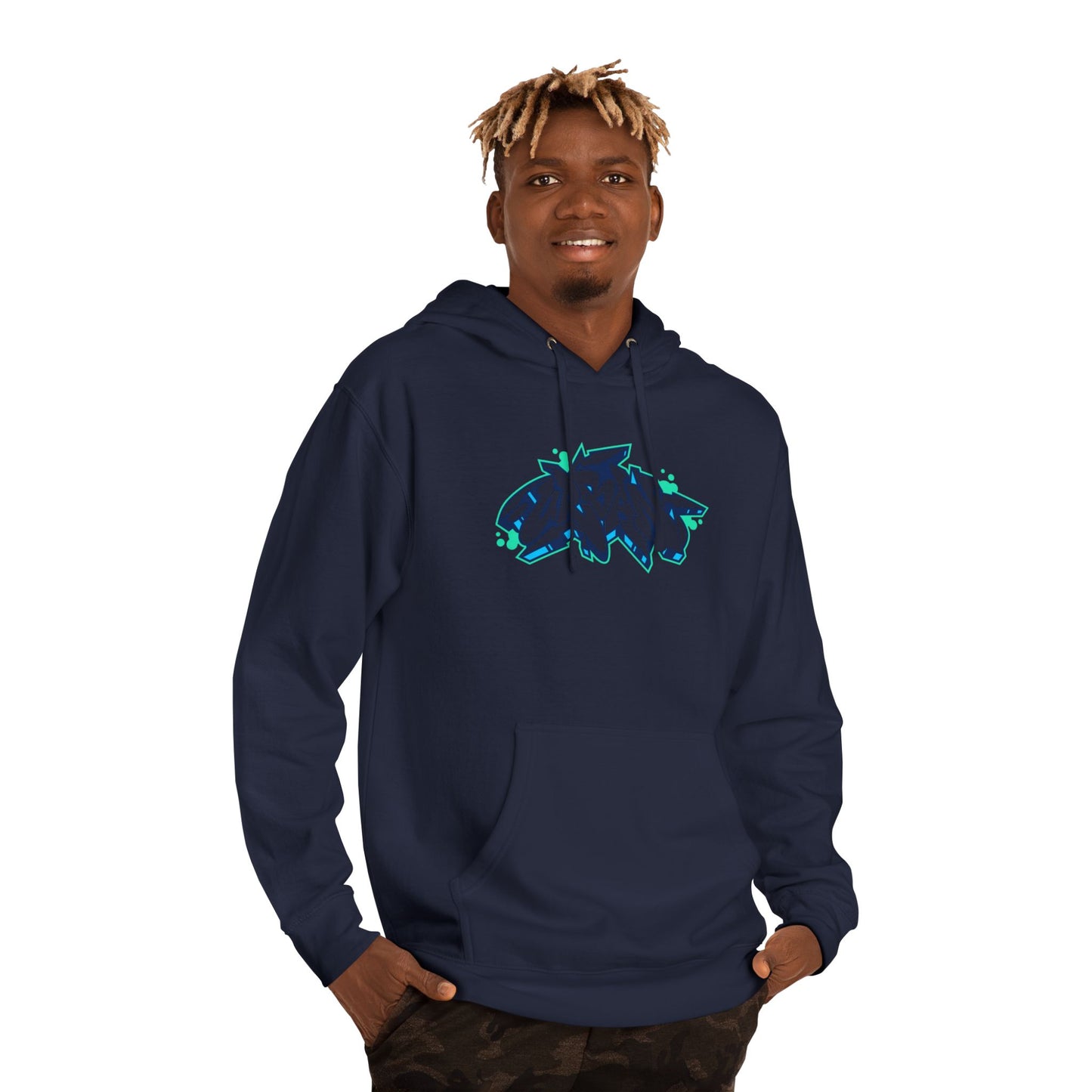 URBAN Graffiti Unisex Hooded Sweatshirt - Trendy Streetwear for Urban Fashion