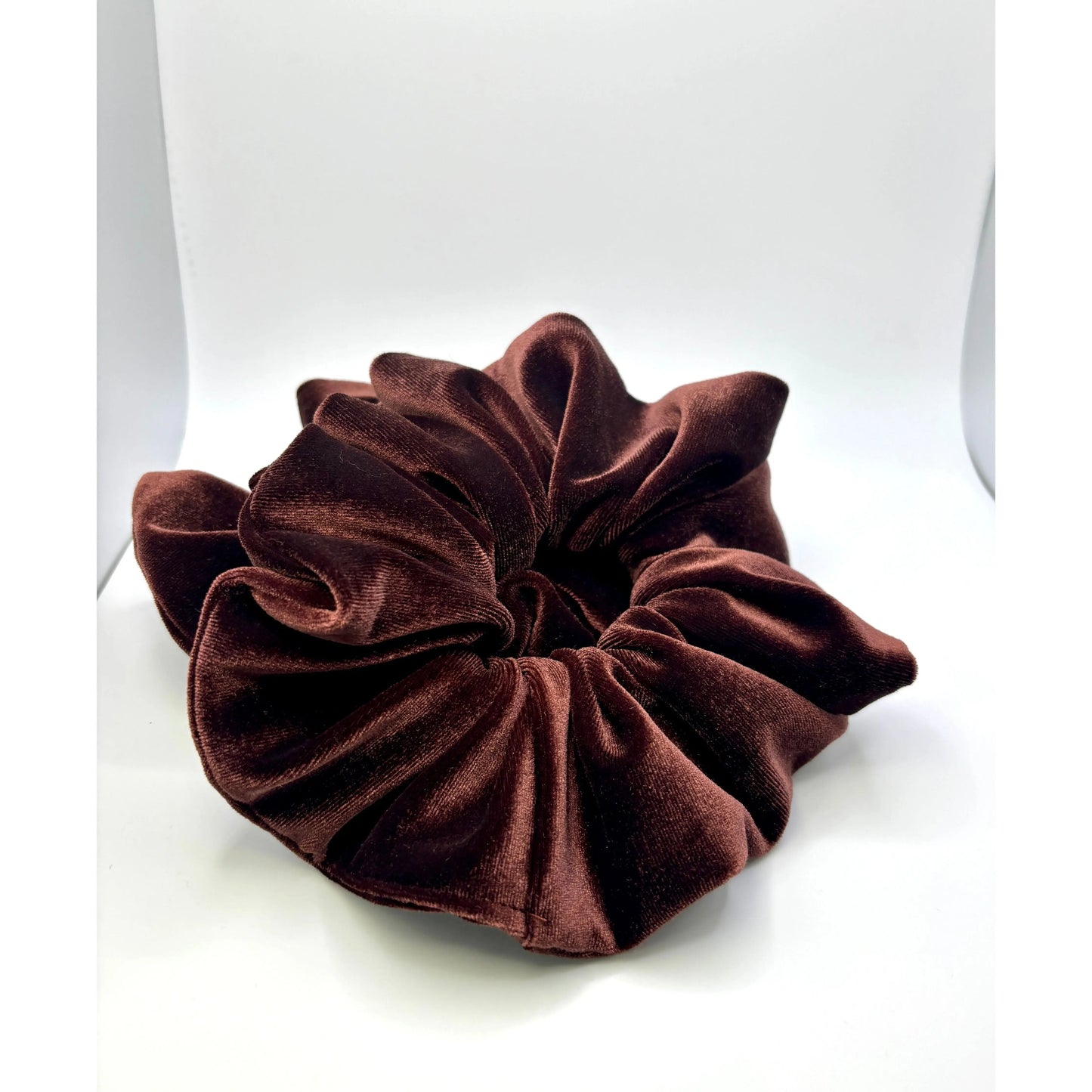 Brown Velvet Scrunchie