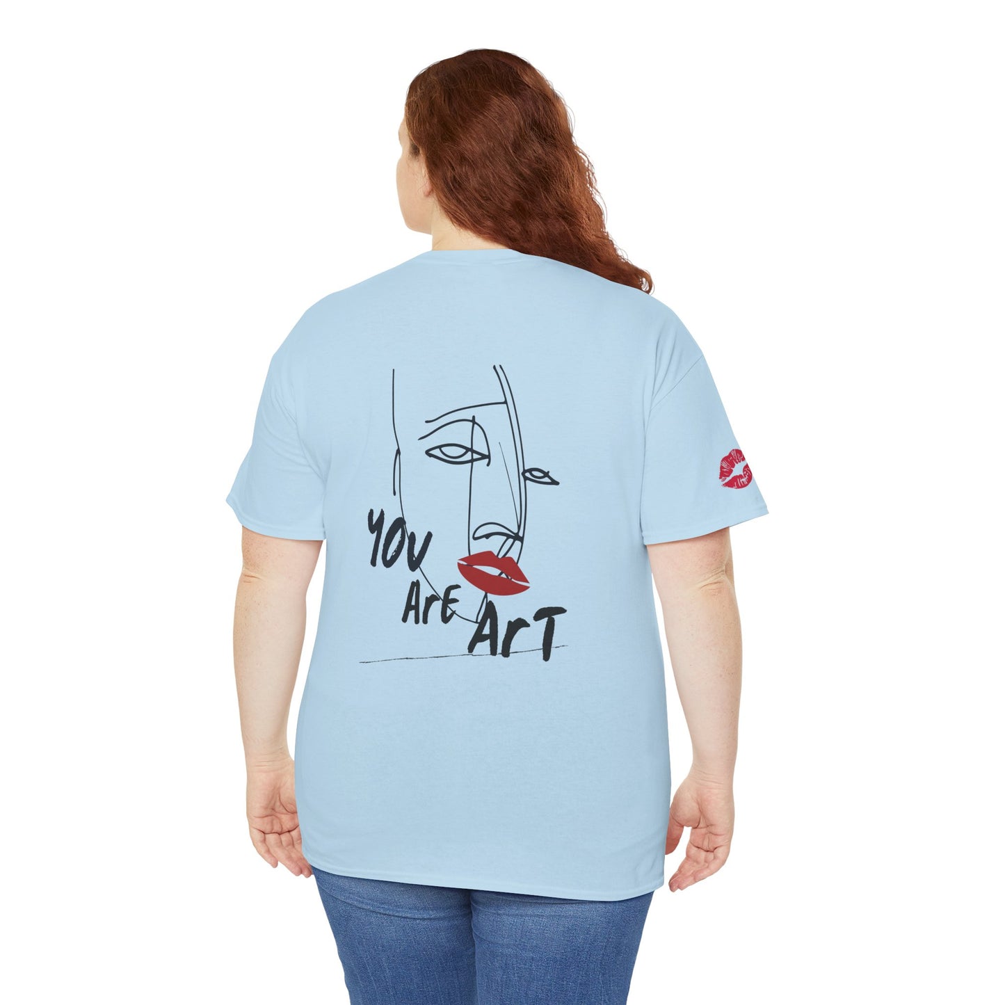 YOU ARE ART - SINGLE, TAKEN... Artistic Unisex Cotton Tee with Heartfelt Prints, Casual Wear, Gift for Artists, Streetwear, Inspirational Fashion
