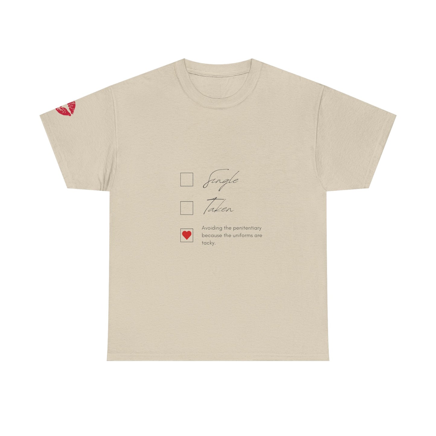 YOU ARE ART - SINGLE, TAKEN... Artistic Unisex Cotton Tee with Heartfelt Prints, Casual Wear, Gift for Artists, Streetwear, Inspirational Fashion