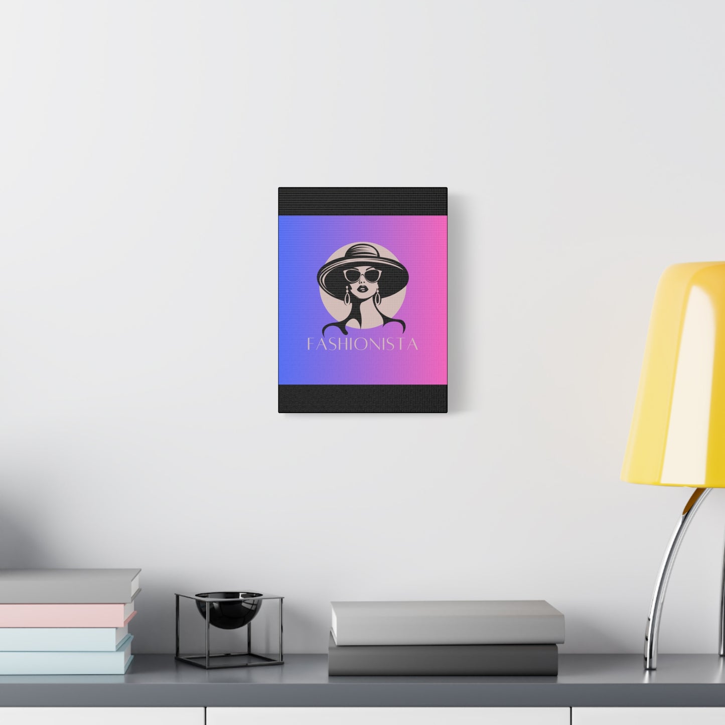 Fashionista Matte Canvas Wall Art, chic home decor, stylish gift for fashion lovers, wall decor, modern art piece, unique artwork