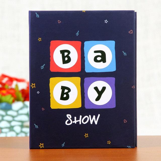 5inch 13.5*9.5cm Photo Album Cartoon Cute Picture Storage Frame 100 Sheets Interleaf Type Memo Scrapbook Paper Baby Family Scrapbook Albums Creative Children Memory DIY Book Gift