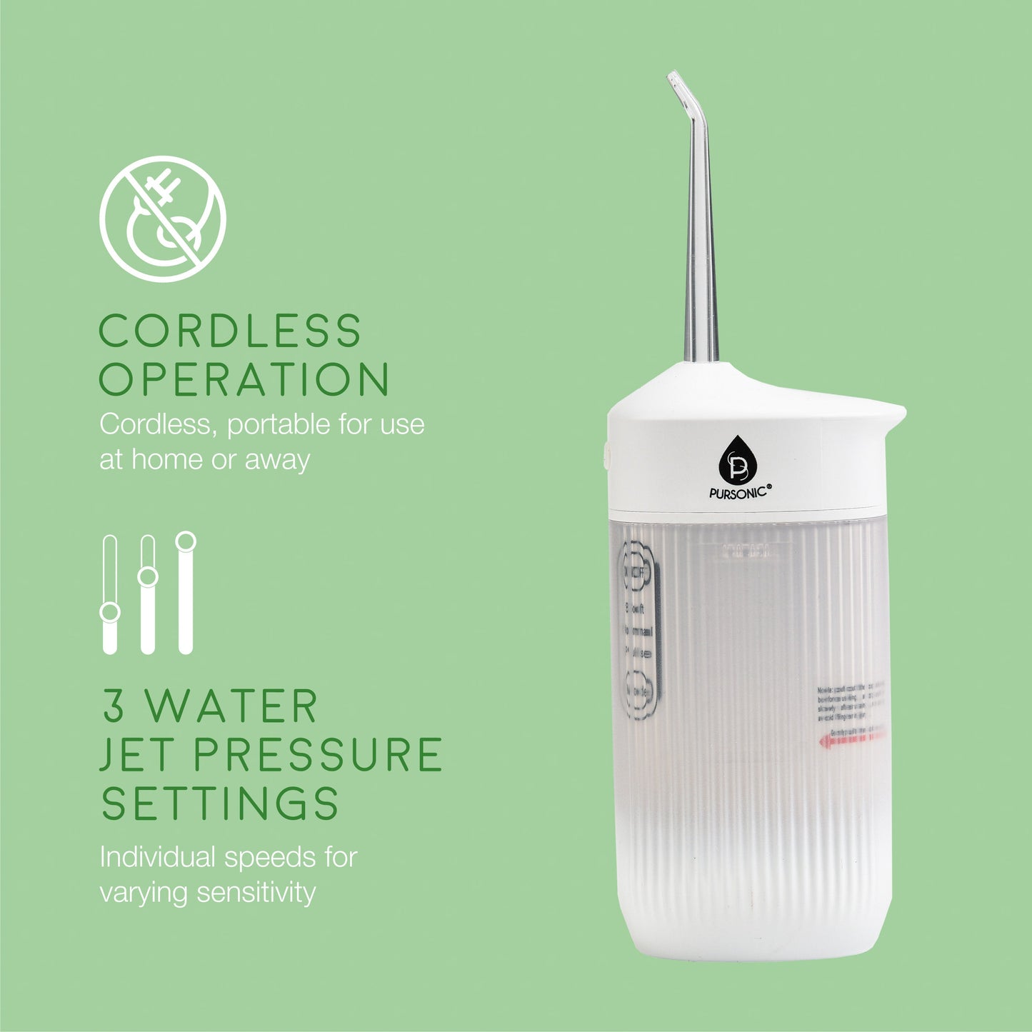 Portable USB Rechargeable Collapsible Water Flosser-4