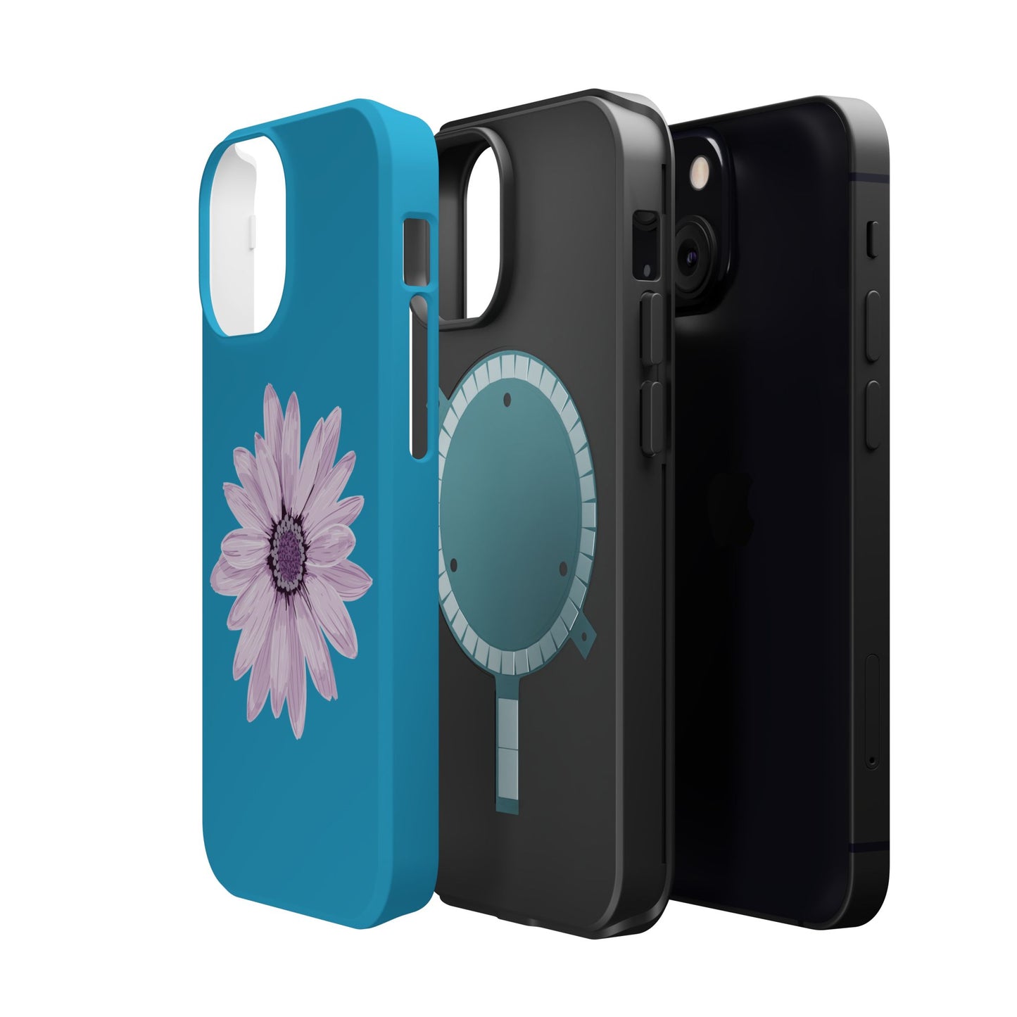 Magnetic Phone Cases with Floral Design, Impact-Resistant Accessories, Stylish Tech Protection, Gifts for Her, Unique Cell Phone Cases