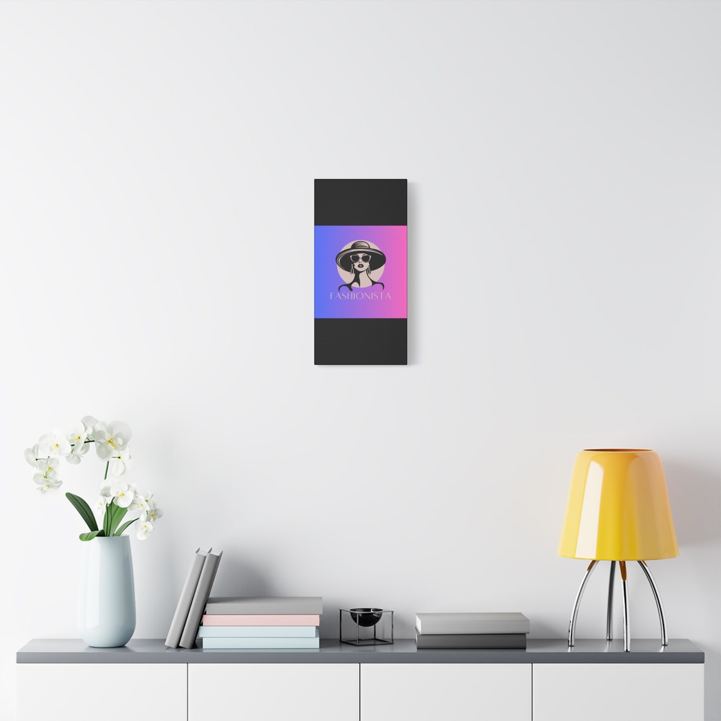 Fashionista Matte Canvas Wall Art, chic home decor, stylish gift for fashion lovers, wall decor, modern art piece, unique artwork