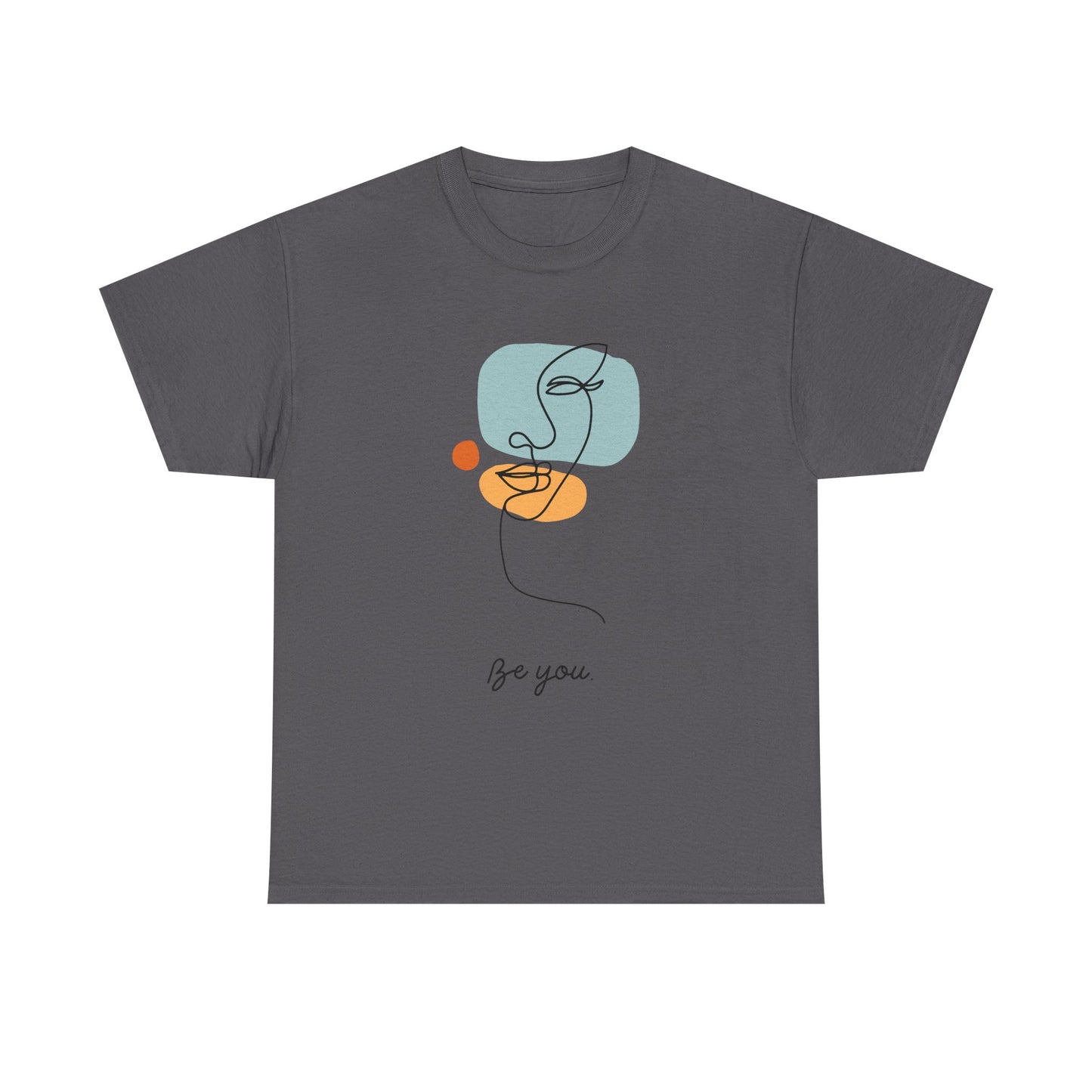 Minimalist Be You Tee, Unisex Cotton T-Shirt, Inspirational Graphic Tee, Gift for Friends, Casual Everyday Wear, Self-Love Apparel