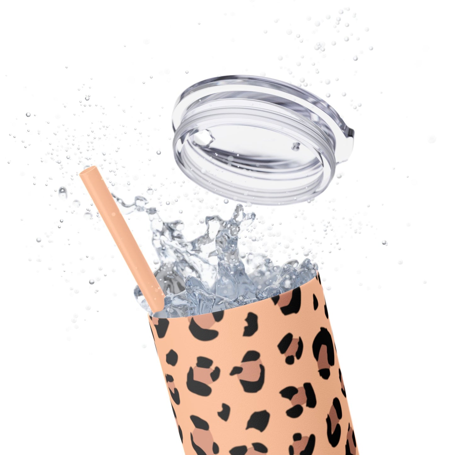 Chic Cheetah Print Tumbler, Trendy Travel Mug, Animal Print Water Bottle, Perfect Gift for Her, Stylish Beverage Container