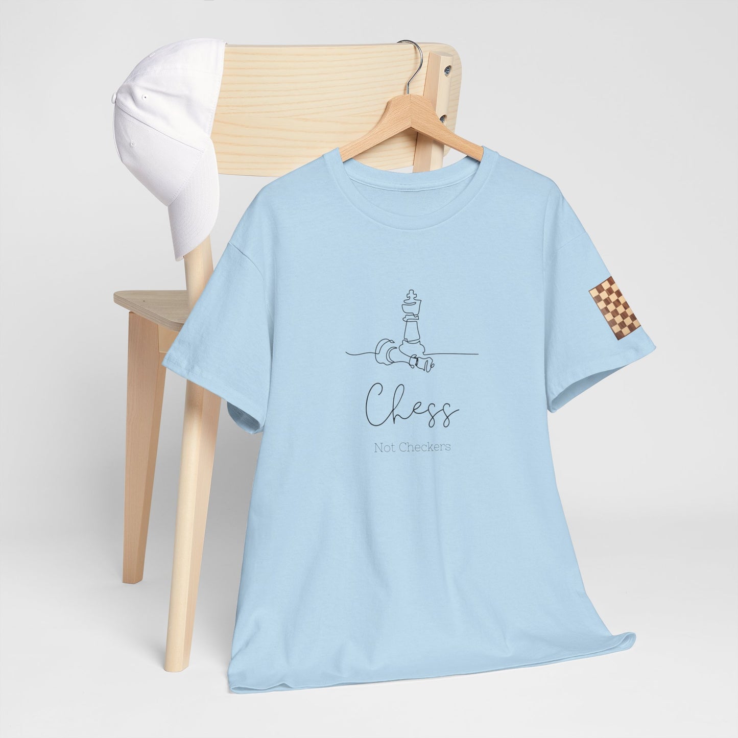 Chess Not Checkers Unisex Tee - Ethically Grown 100% Cotton - GILDAN