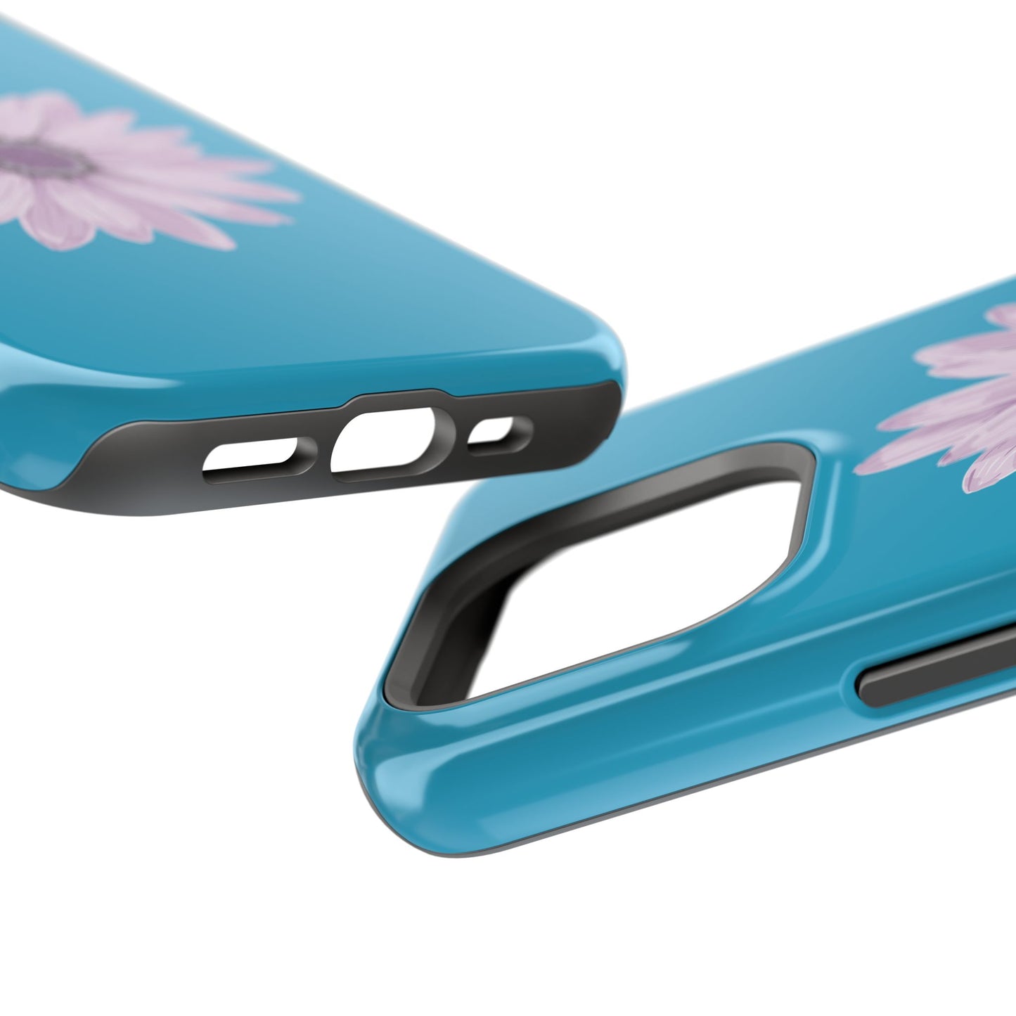 Magnetic Phone Cases with Floral Design, Impact-Resistant Accessories, Stylish Tech Protection, Gifts for Her, Unique Cell Phone Cases