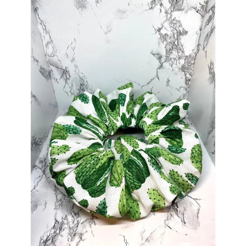 Cactus Summer Scrunchie