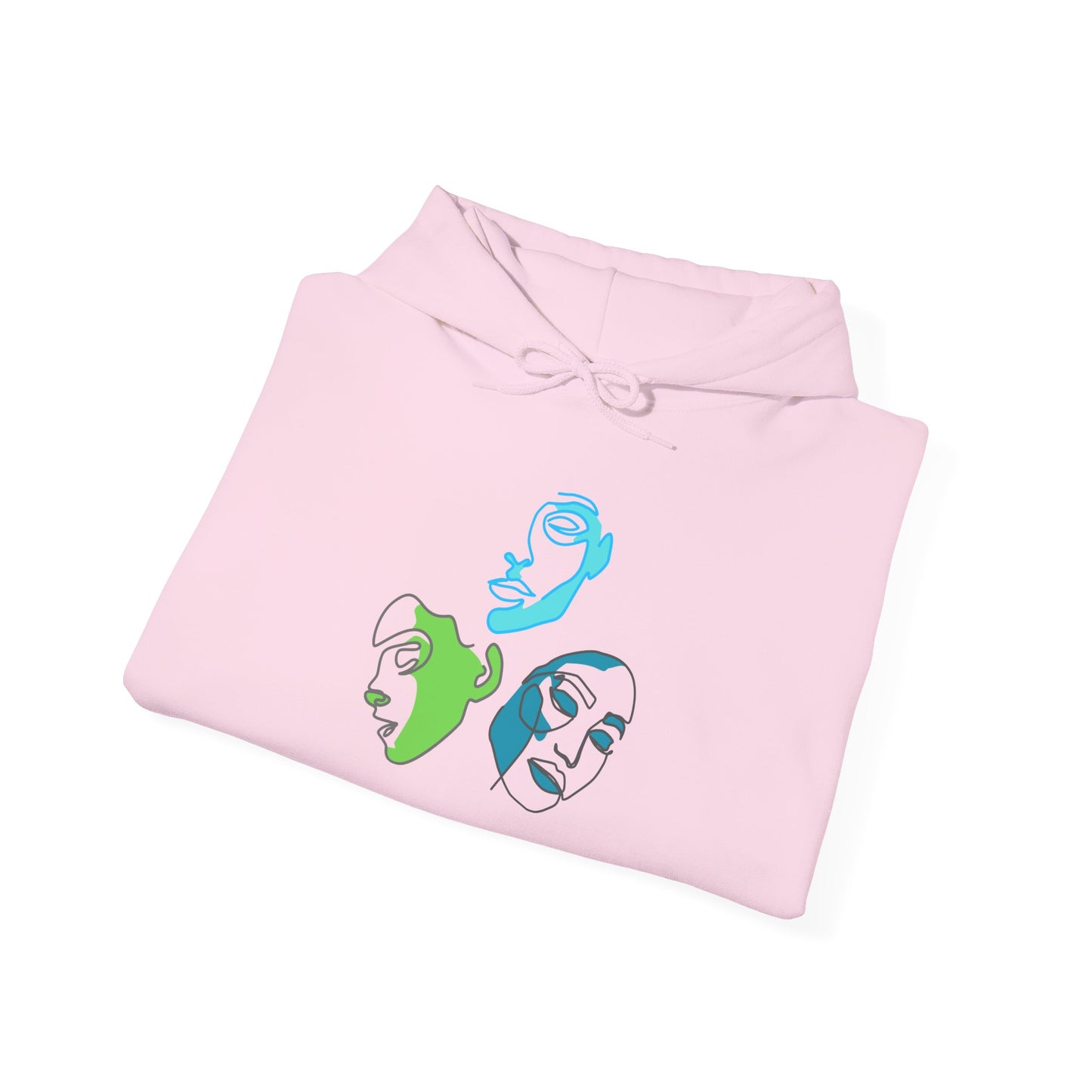 Whimsical Character Hoodie, Cozy Unisex Sweatshirt, Fun Gift for Friends, Casual Wear, Unique Art Design