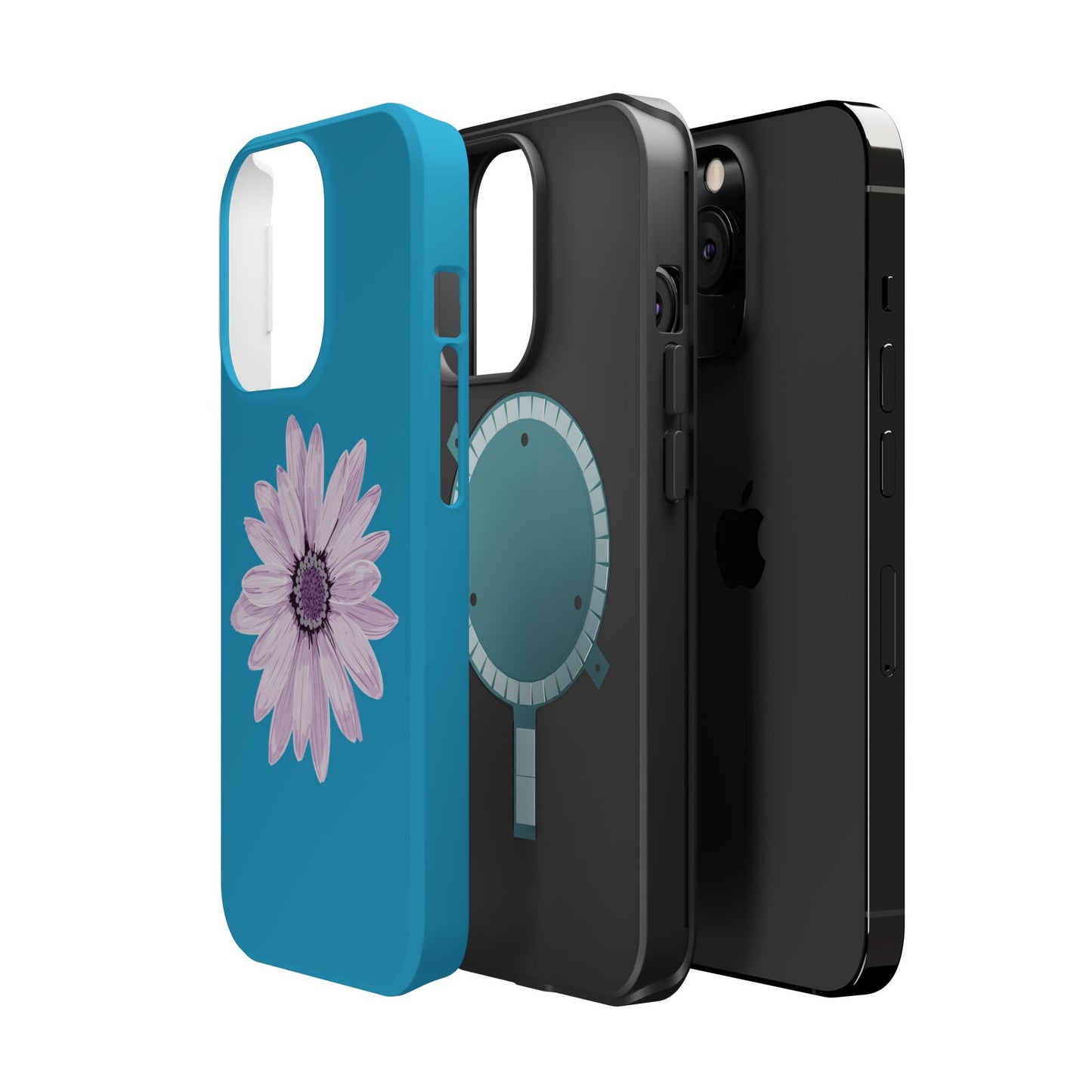 Magnetic Phone Cases with Floral Design, Impact-Resistant Accessories, Stylish Tech Protection, Gifts for Her, Unique Cell Phone Cases