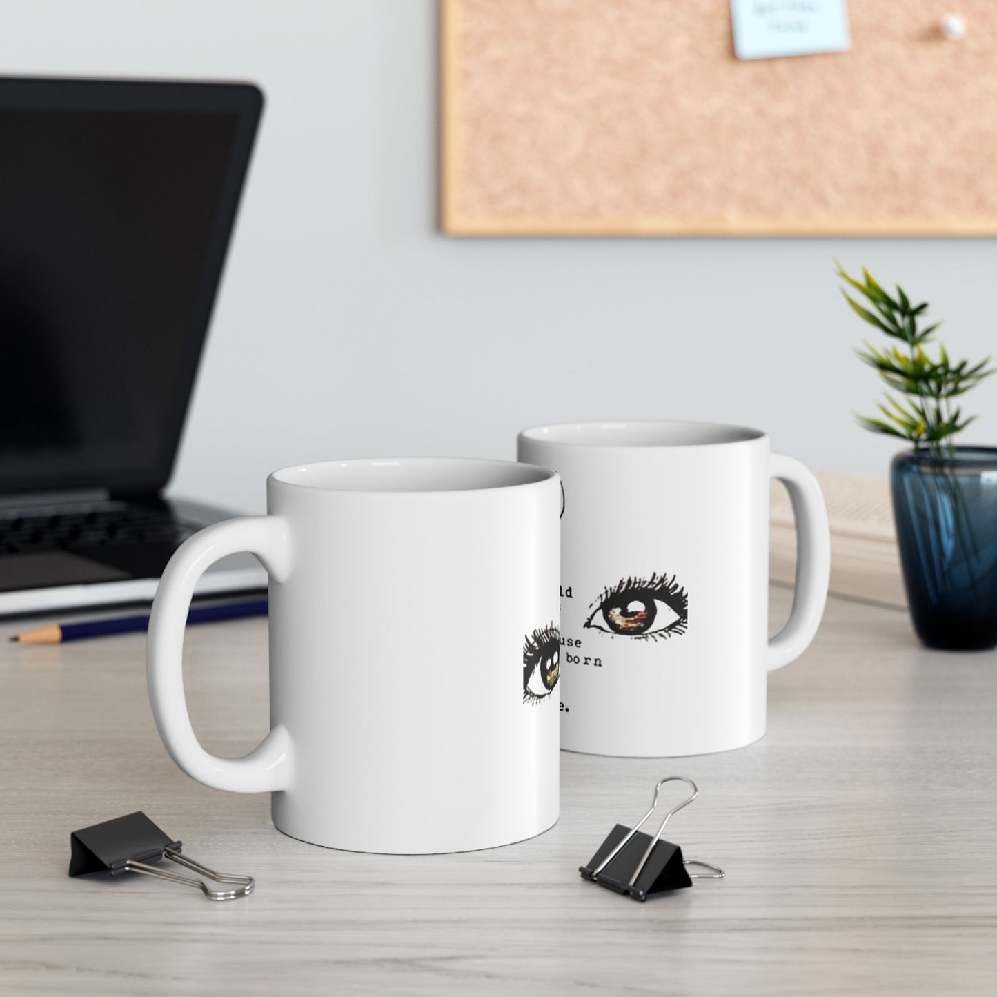Inspirational Quotes Ceramic Mug, Born to Stand Out Motivational Coffee Cup, Unique Gift for Creatives, 11oz & 15oz Sizes, Perfect for Home or Office