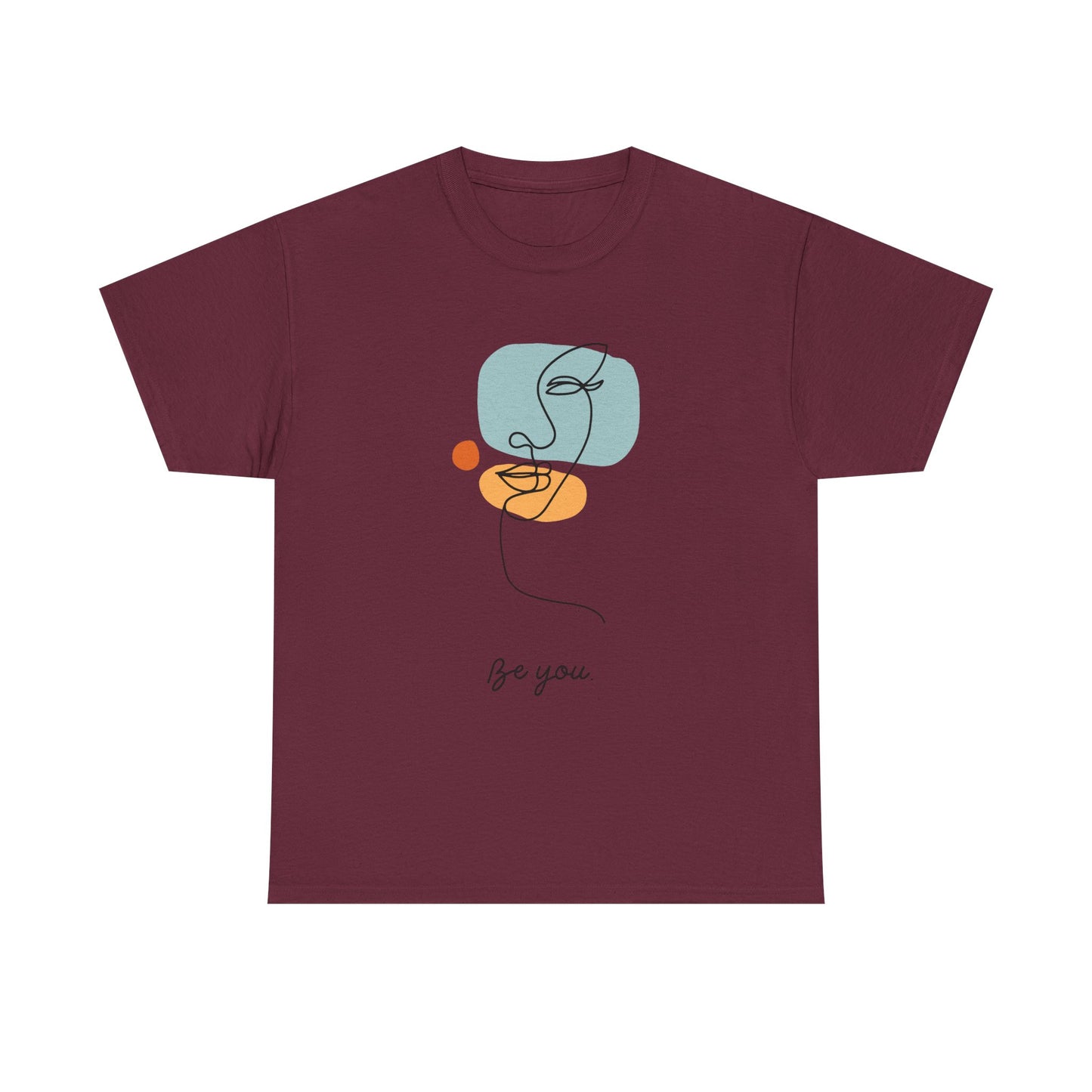 Minimalist Be You Tee, Unisex Cotton T-Shirt, Inspirational Graphic Tee, Gift for Friends, Casual Everyday Wear, Self-Love Apparel
