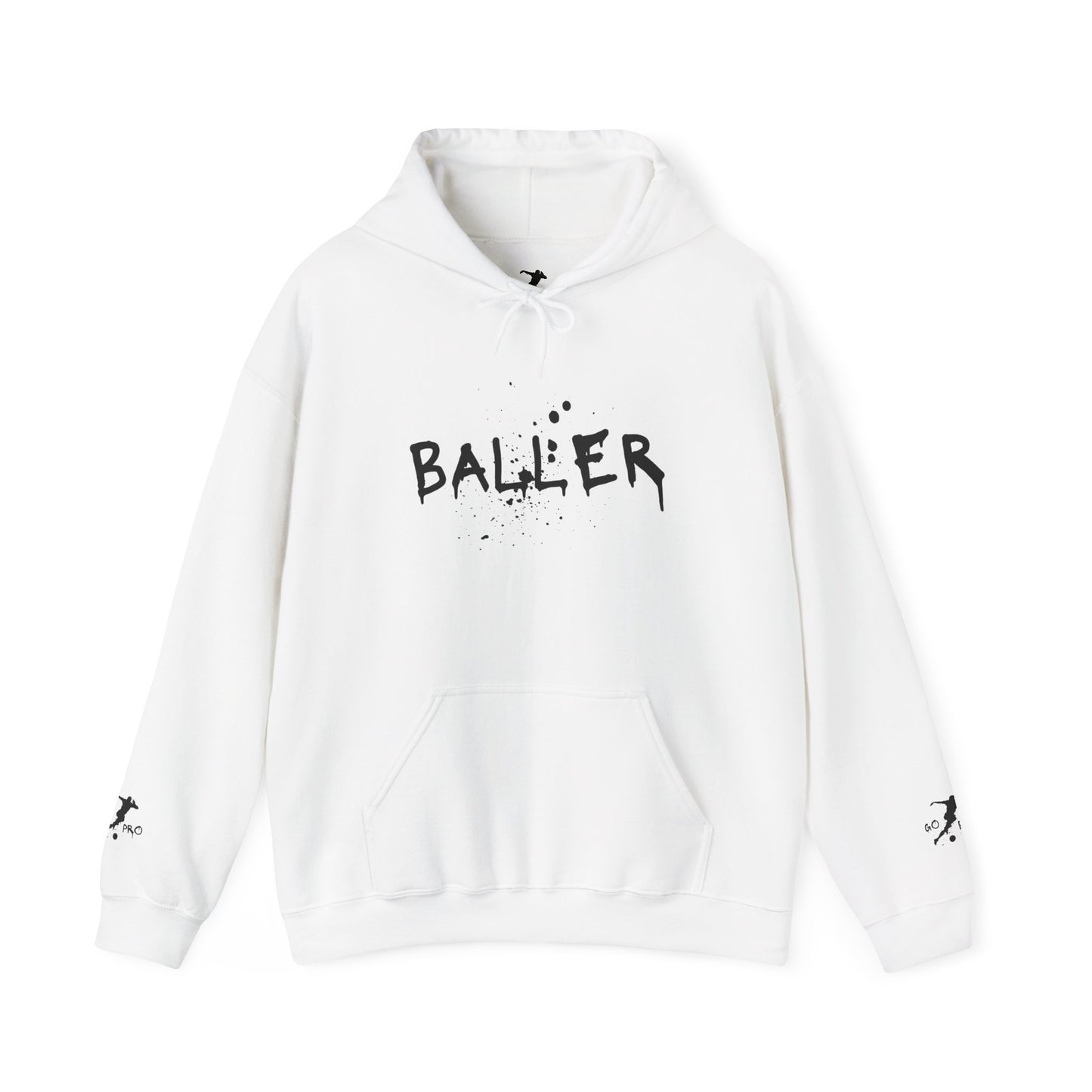 GO PRO Baller Hoodie - Unisex Heavy Blend™ Sweatshirt for Sports Lovers, Gift for Athletes, Streetwear Style, Casual Wear, Birthday Gift