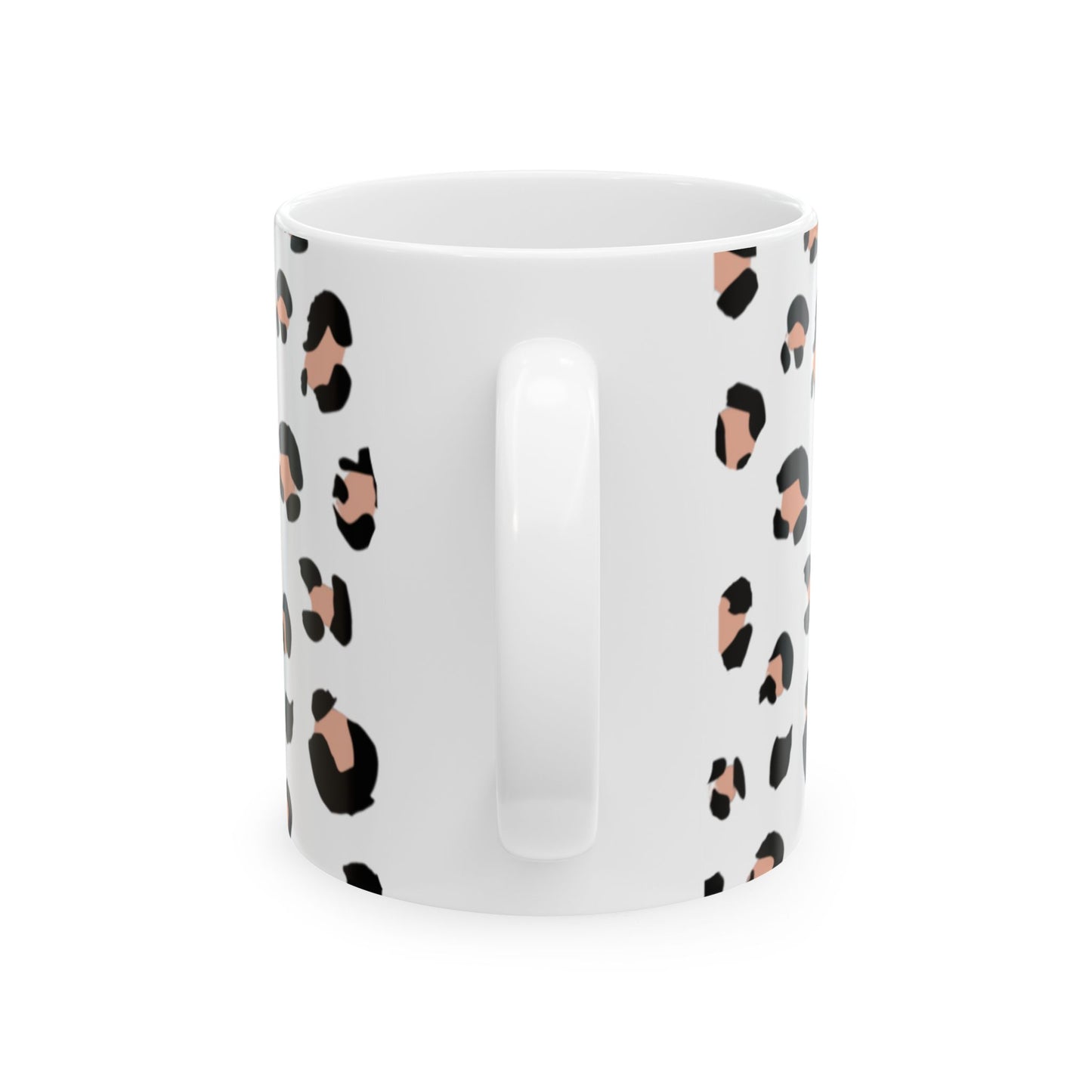 Leopard Print Ceramic Mug - Trendy Coffee Cup, Animal Print Gift, Home Decor, Kitchenware, Perfect for Birthdays, Holidays