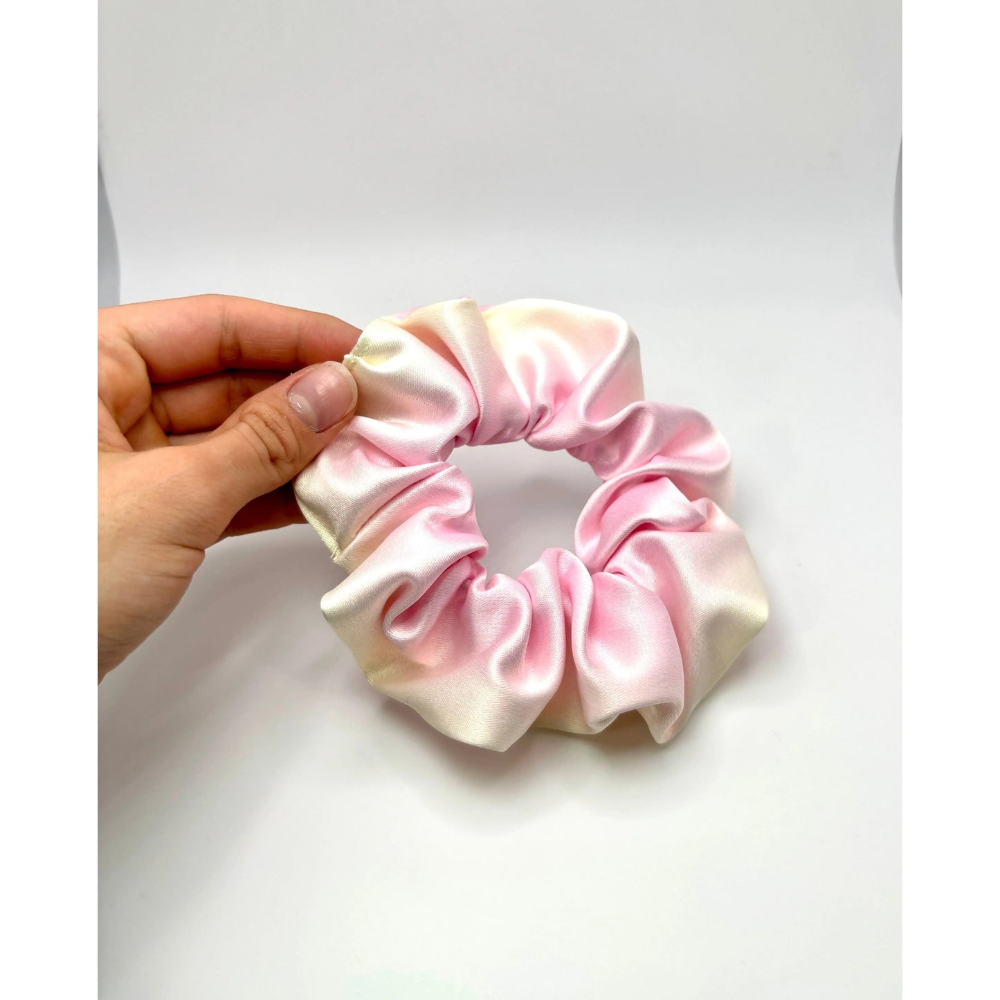 Mini Ombre Pastel Silk Scrunchie