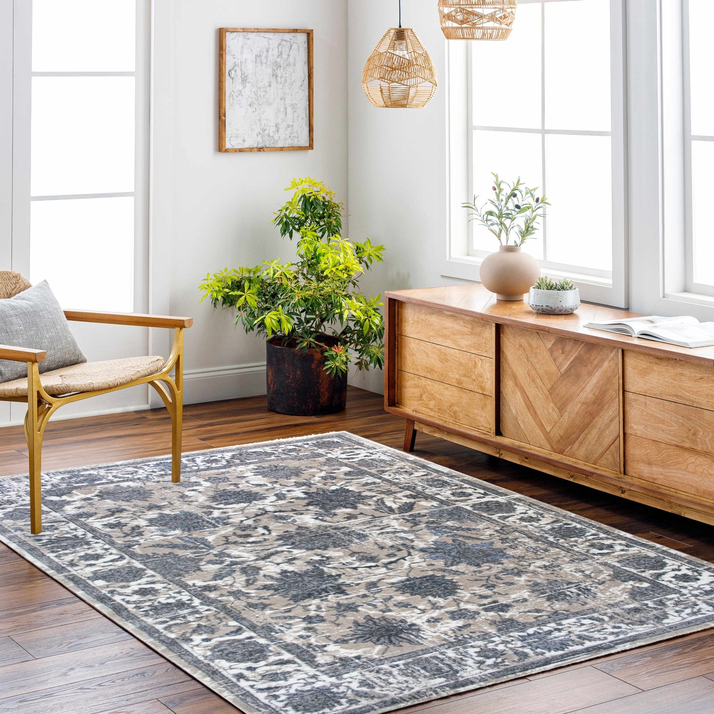ROY's Home East Design Vintage effect Area Rugs,-4