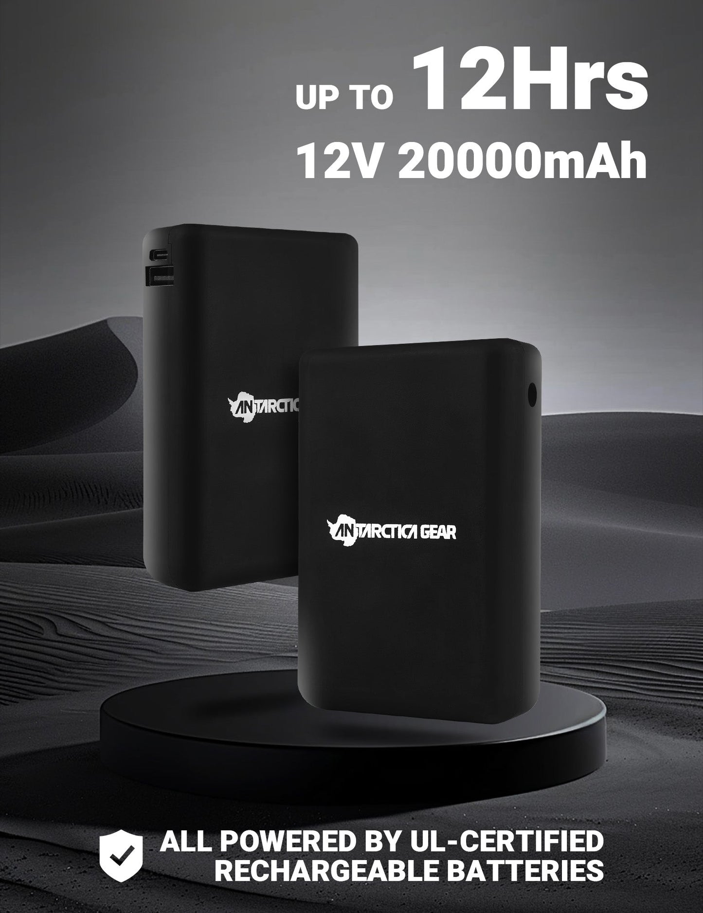 ANTARCTICA GEAR 20000mAh 12V Rechargeable Battery Power Bank-4