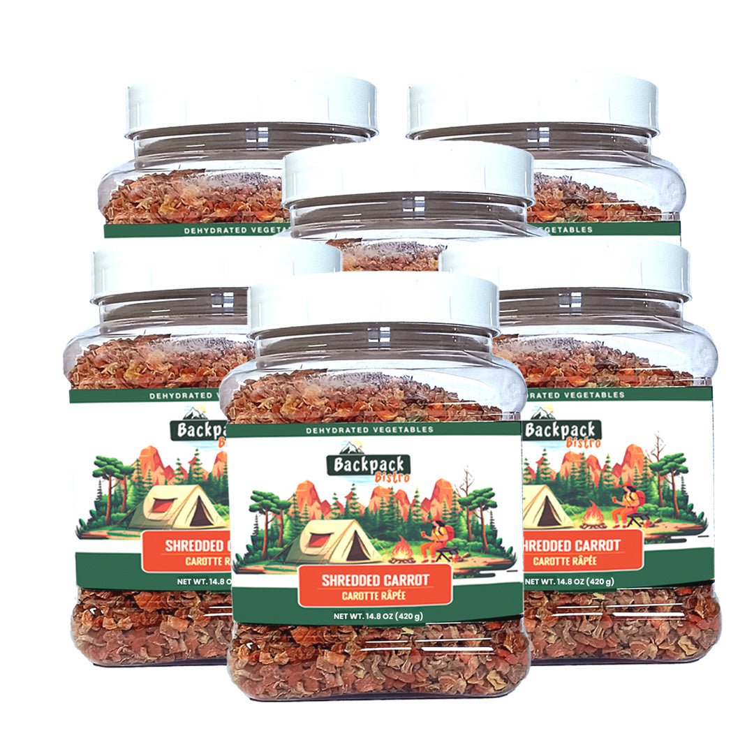 Backpack Bistro Dehydrated Shredded Carrots 14.8 oz (420 g)-5