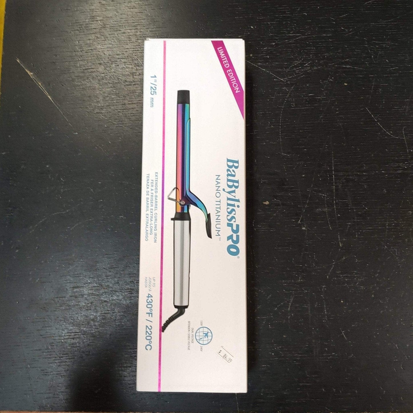 Babyliss Iridescent Extended Barrel Curling Iron 1"