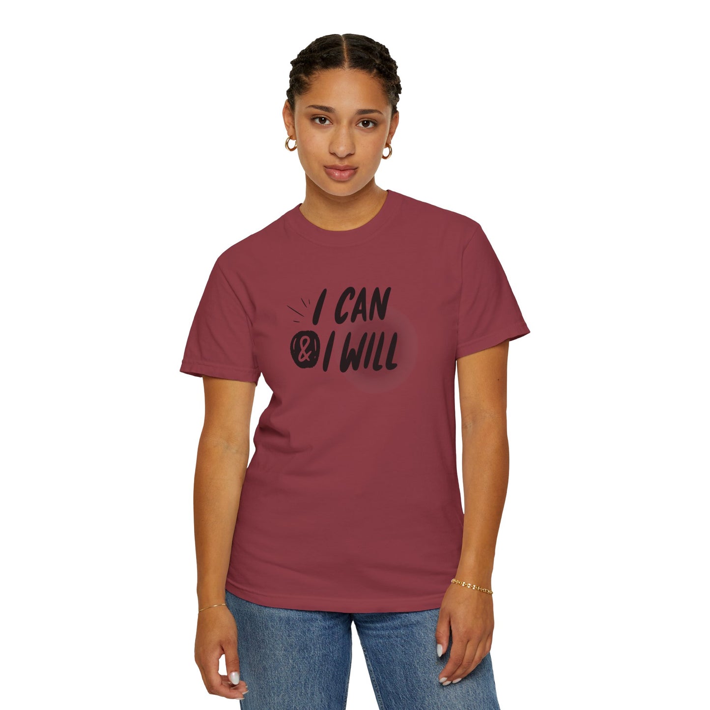 Motivational T-Shirt - Unisex Garment-Dyed Tee, Inspiring Quote, Gift for Friends, Workout Gear, Positive Affirmation Apparel