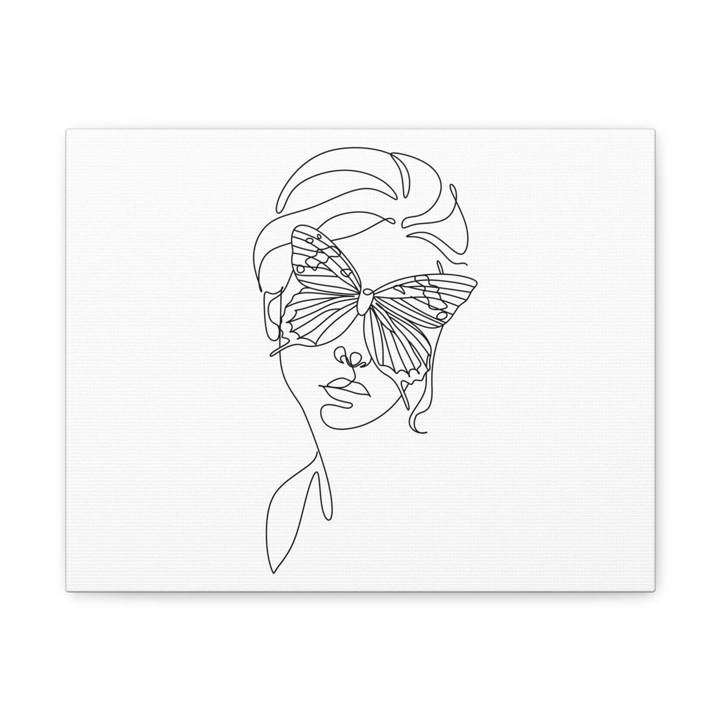 Minimalist Butterfly Canvas Art, Modern Home Decor, Gift for Nature Lovers, Wall Art for Women, Inspirational Wall Art