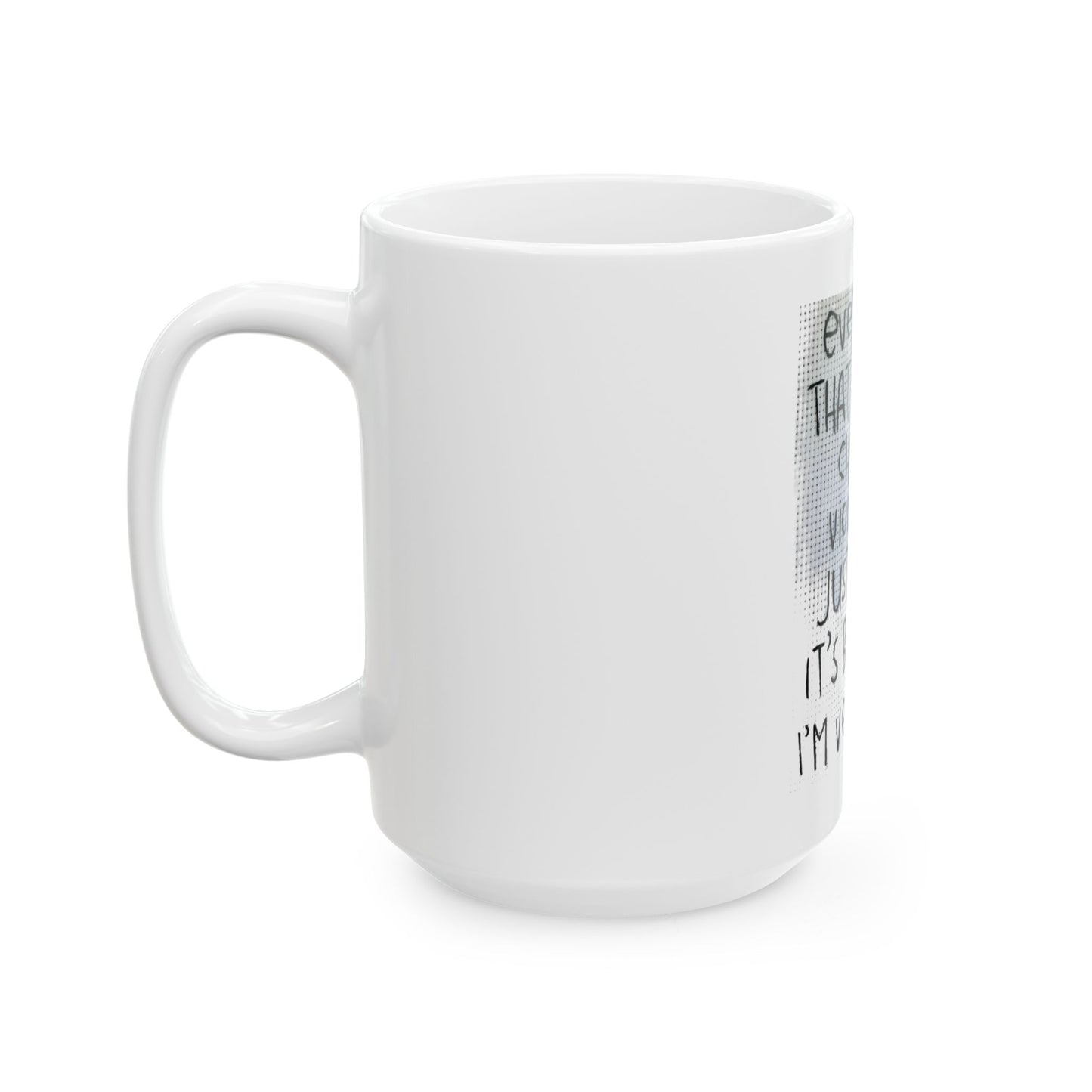 Busy Choice Ceramic Mug - 11oz & 15oz, Funny Coffee Cup for Stress Relief, Great Gift for Friends, Ideal for Office, Home, Encouraging Quote
