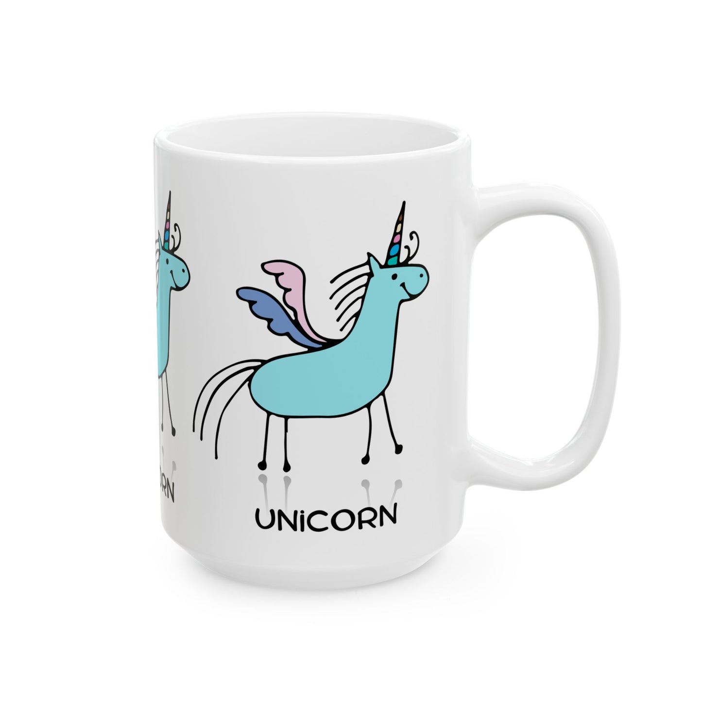 Whimsical Unicorn Ceramic Mug | Cute Gift for Kids and Unicorn Lovers | Perfect for Birthdays, Holidays, and Everyday