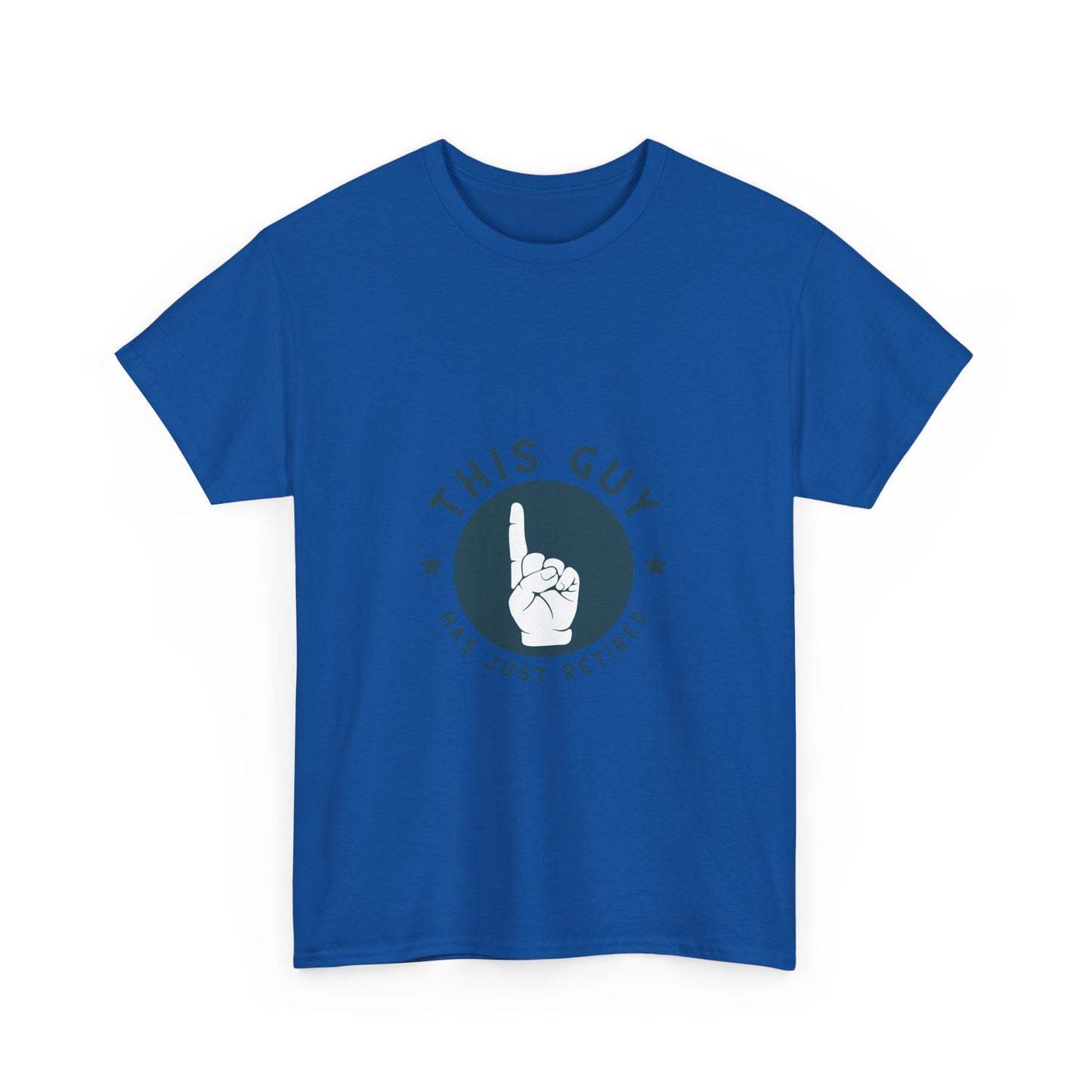 This Guy Has Just Retired Retirement Celebration Unisex Heavy Cotton Tee | Funny Gift for Retirees, Casual Wear, Retirement Party, Humor Shirt, Comfy Gift Idea