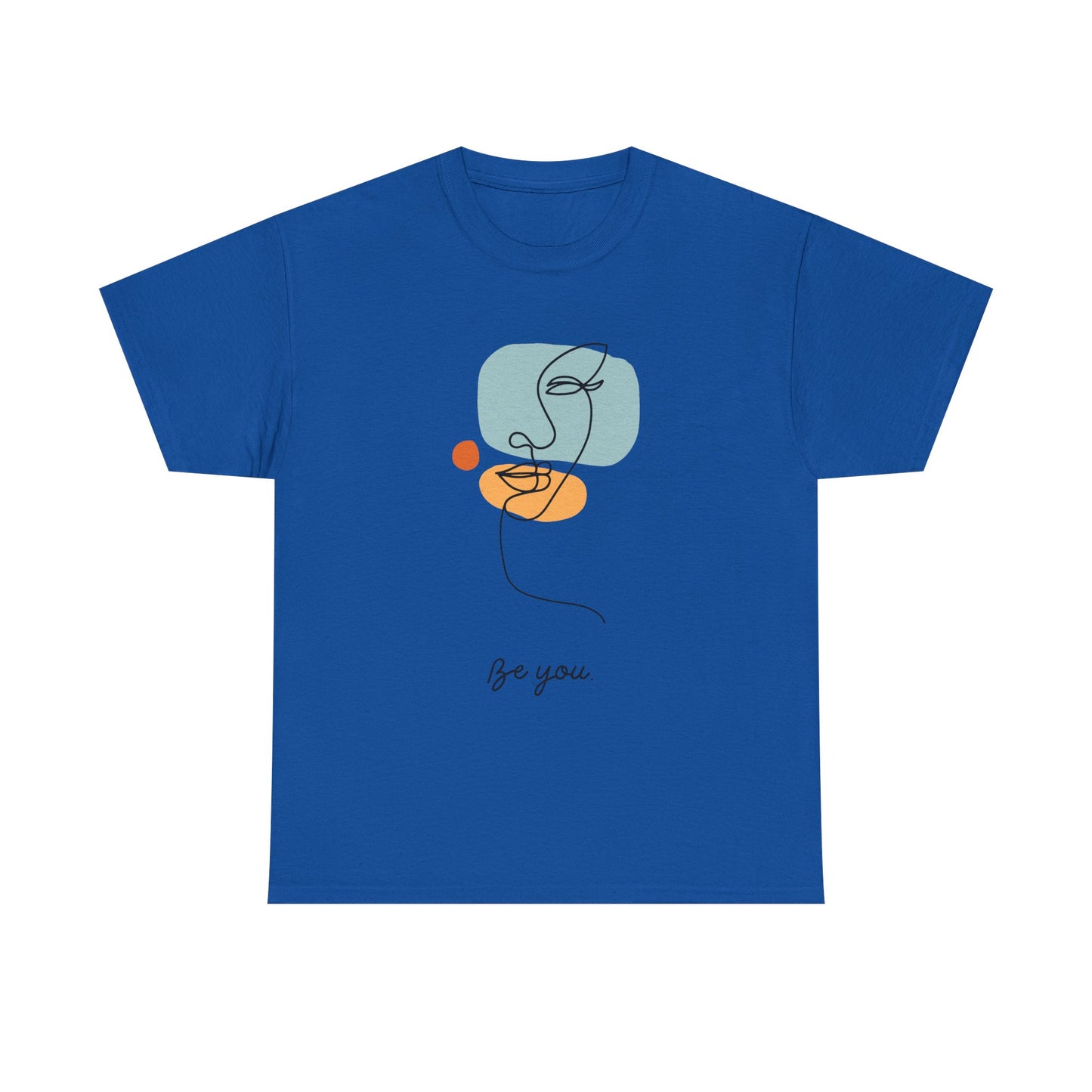Minimalist Be You Tee, Unisex Cotton T-Shirt, Inspirational Graphic Tee, Gift for Friends, Casual Everyday Wear, Self-Love Apparel