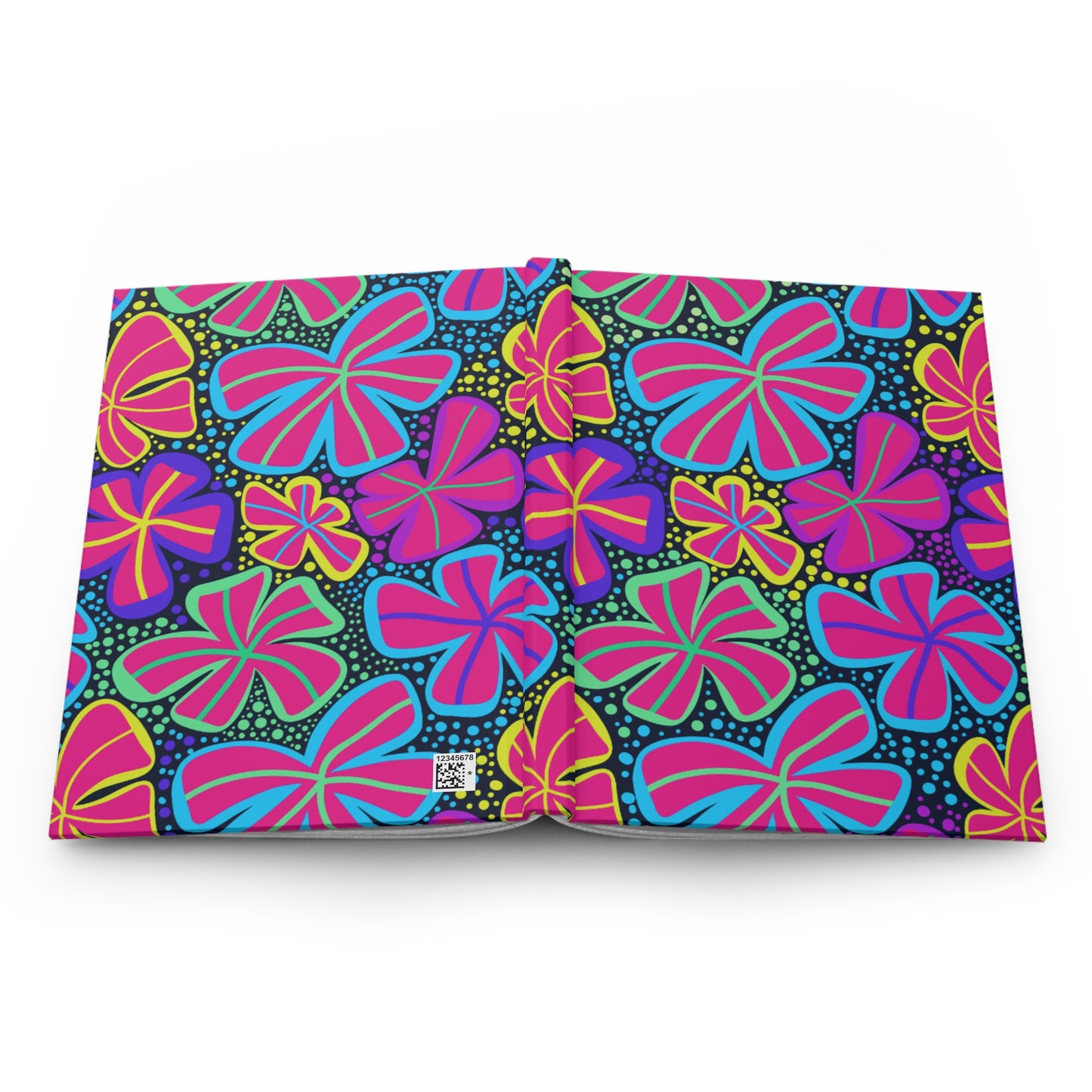 Vibrant Flower Hardcover Journal | Boho Notebook for Writers, Dreamers, Art Lovers, Gifts for Students, Creative Journaling