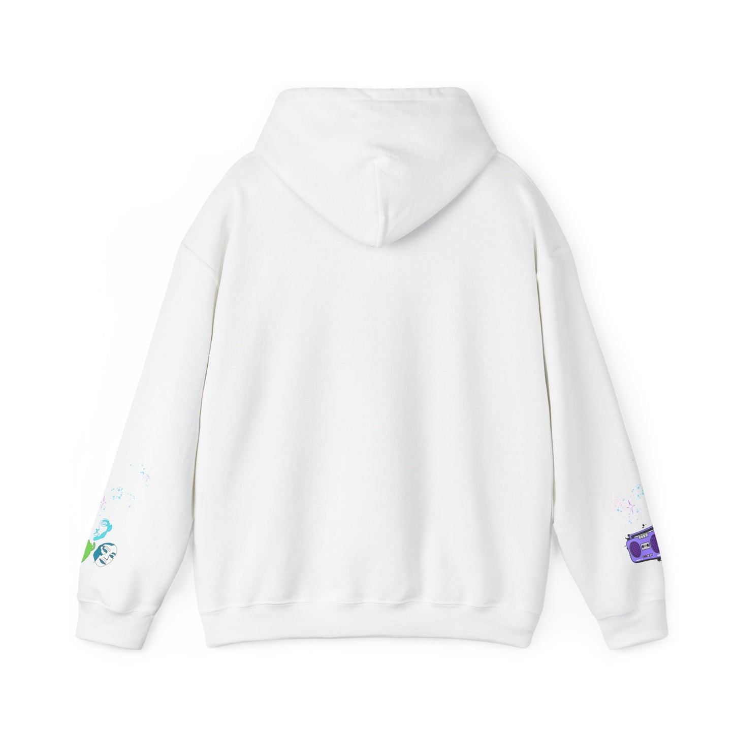 Colorful Dance Hoodie for Creative Spirits, Cozy Unisex Hooded Sweatshirt, Perfect for Parties, Dance Classes, Gifts