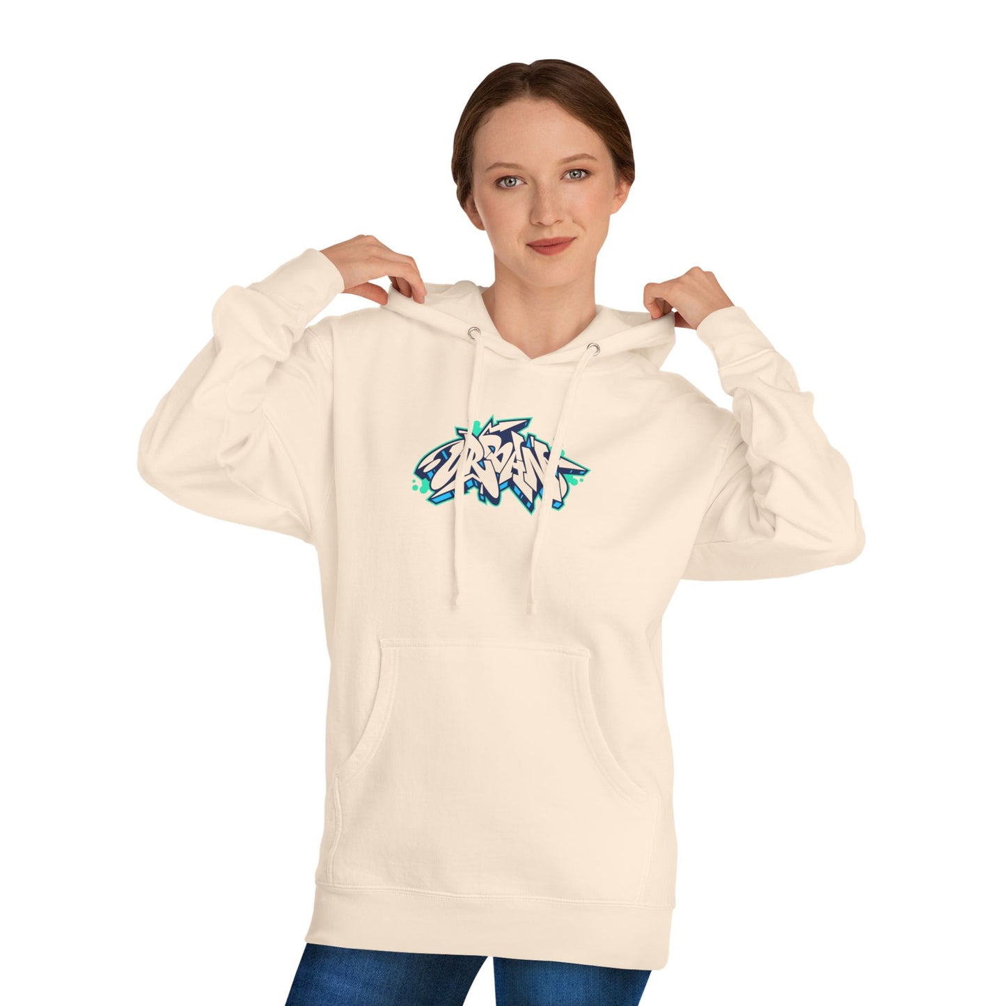 URBAN Graffiti Unisex Hooded Sweatshirt - Trendy Streetwear for Urban Fashion