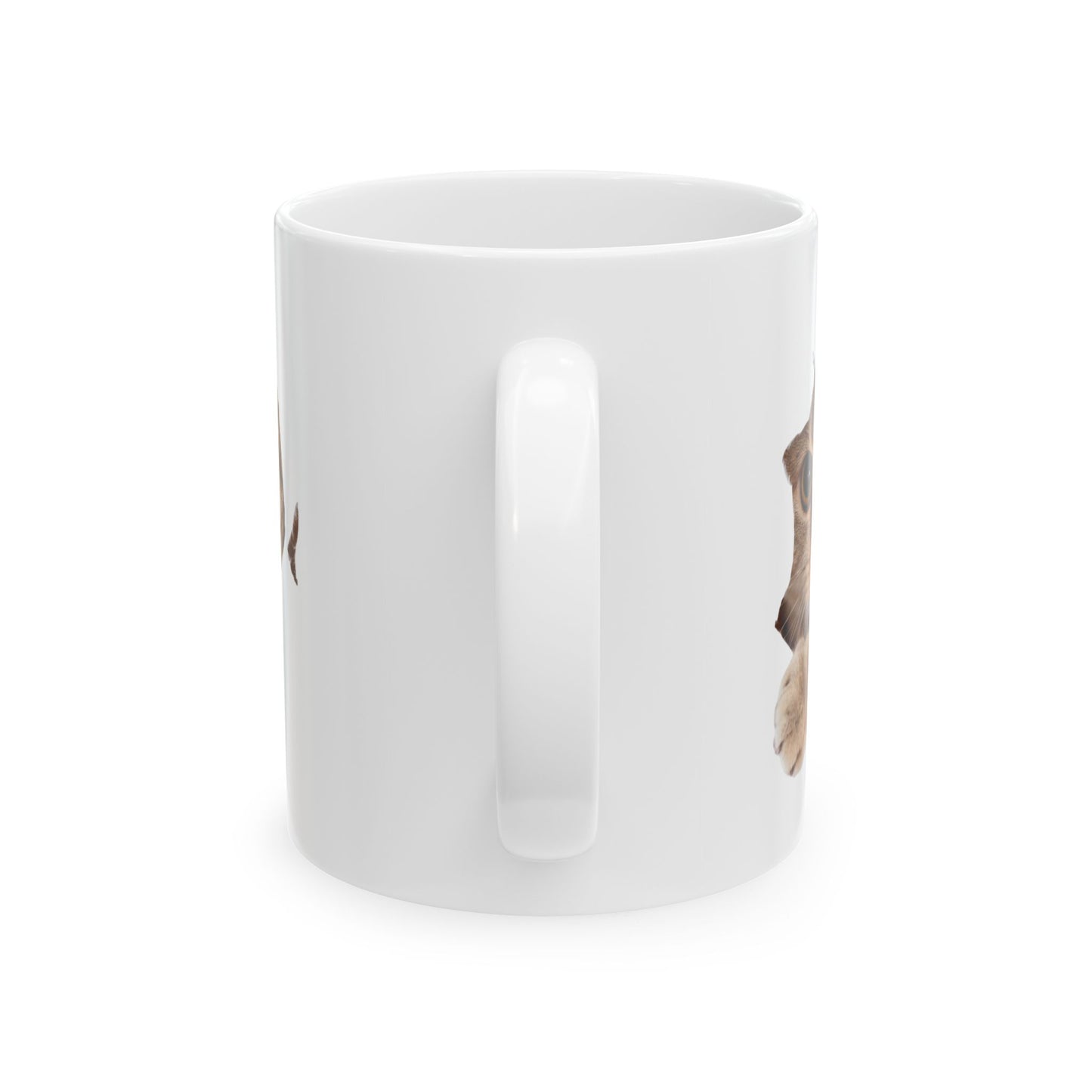 Cute Cat Ceramic Mug, Cat Lover Gift, Coffee Tea Cup, Animal Lover Mug, Pet Lover Present, Birthday Gift for Her
