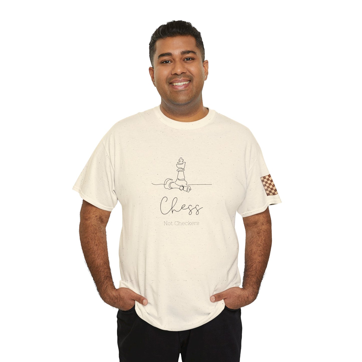 Chess Not Checkers Unisex Tee - Ethically Grown 100% Cotton - GILDAN
