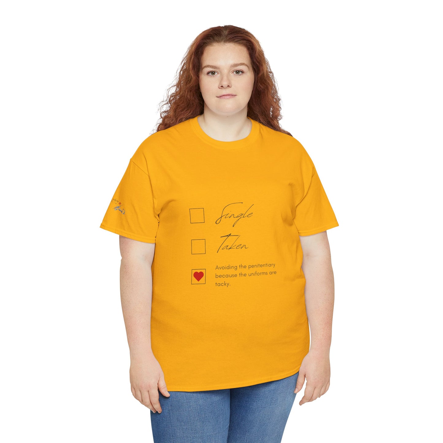 Single Taken Avoiding the Pen Play Where It's Safe T-Shirt Unisex Heavy 100% Cotton Tee