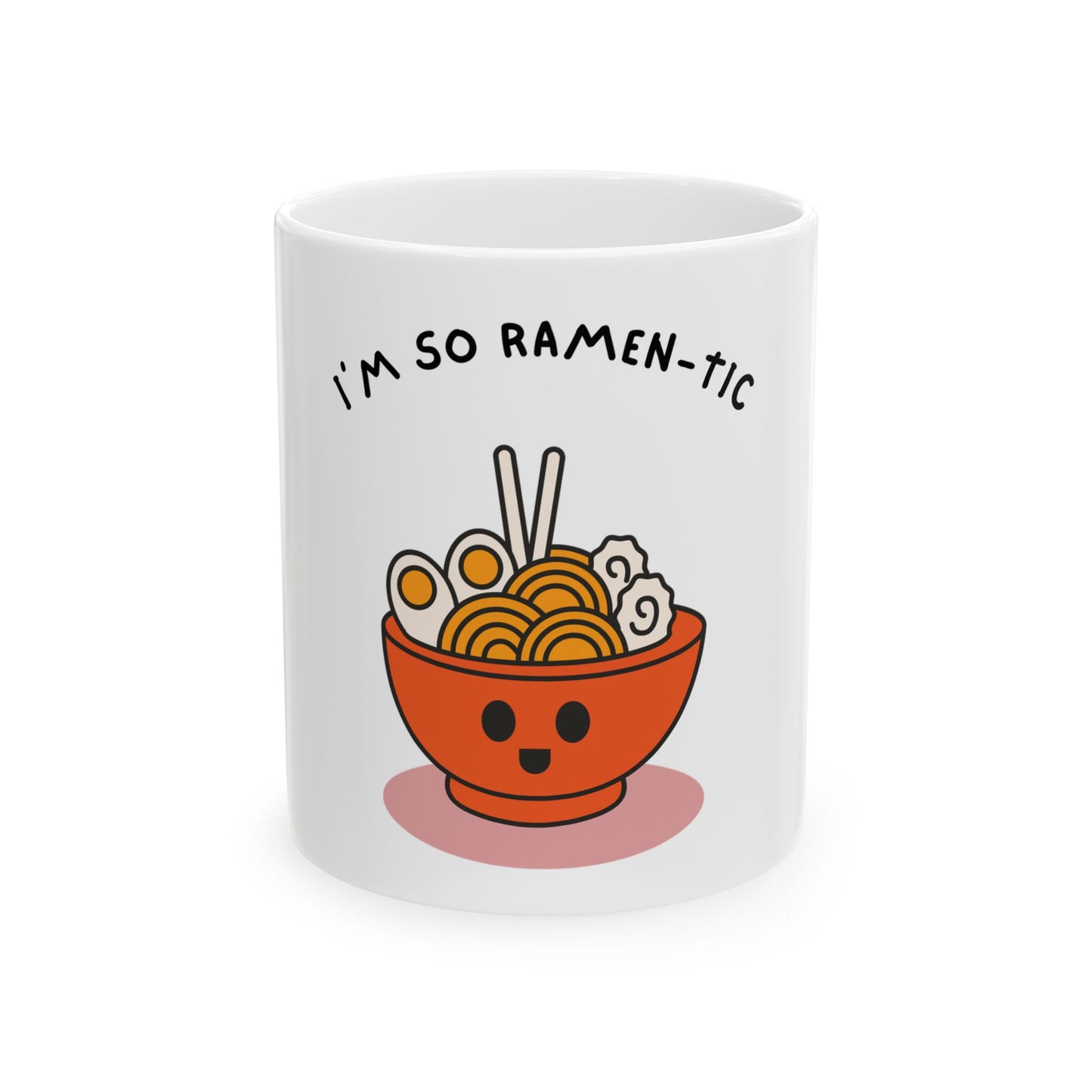 Playful Ramen Mug - Perfect for Food Lovers, Cute Gift for Birthdays, Kitchen Decor, Cozy Drinks, Funny Coffee Cup
