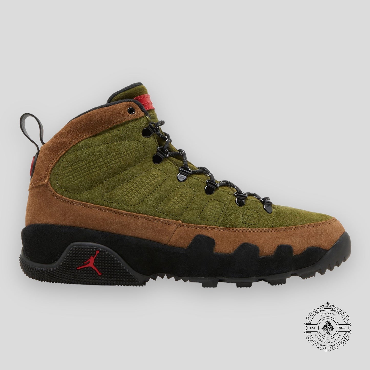Air Jordan 9 Retro Boot NRG Military Brown