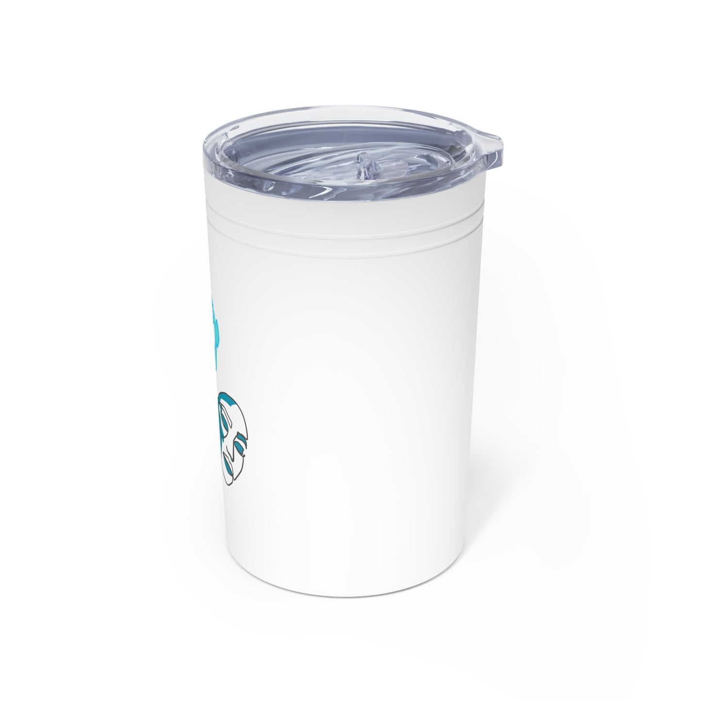 Stylish Insulated Tumbler with Abstract Faces, Travel Mug, Hot Cold Beverage Container, Gift for Art Lovers, Unique Coffee Cup