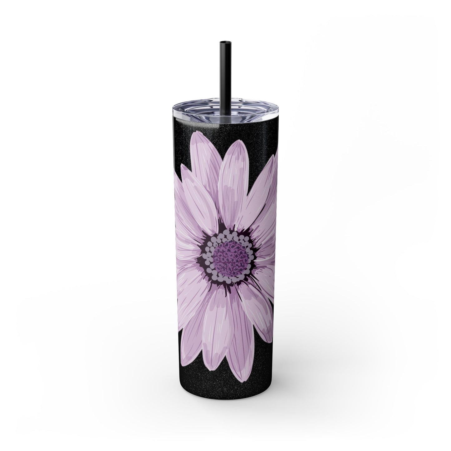 Floral Skinny Tumbler, 20oz - Stylish Drinkware for Home, Office, Gifts, Party Favors, Spring Decor