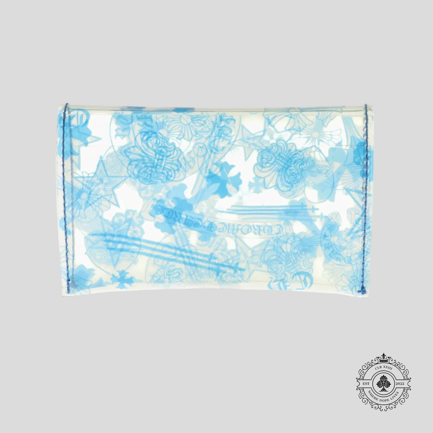 Chrome Hearts Plastic Card Holder in Blue