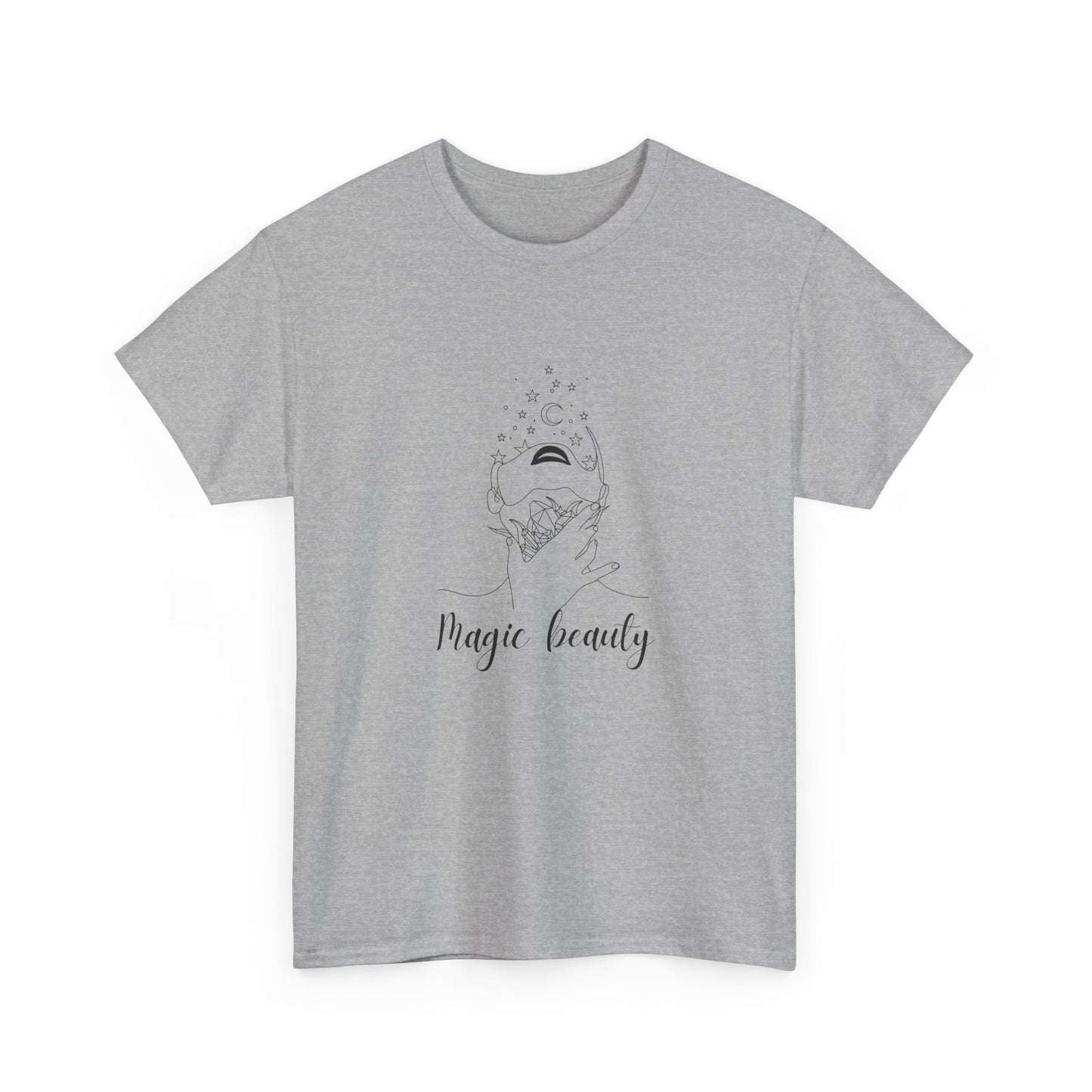 100% Heavy Cotton Tee - Magical Beauty Graphic Tee, Casual Everyday Wear, Gift for Her, Eco-Friendly Fashion, Summer Wardrobe Essential