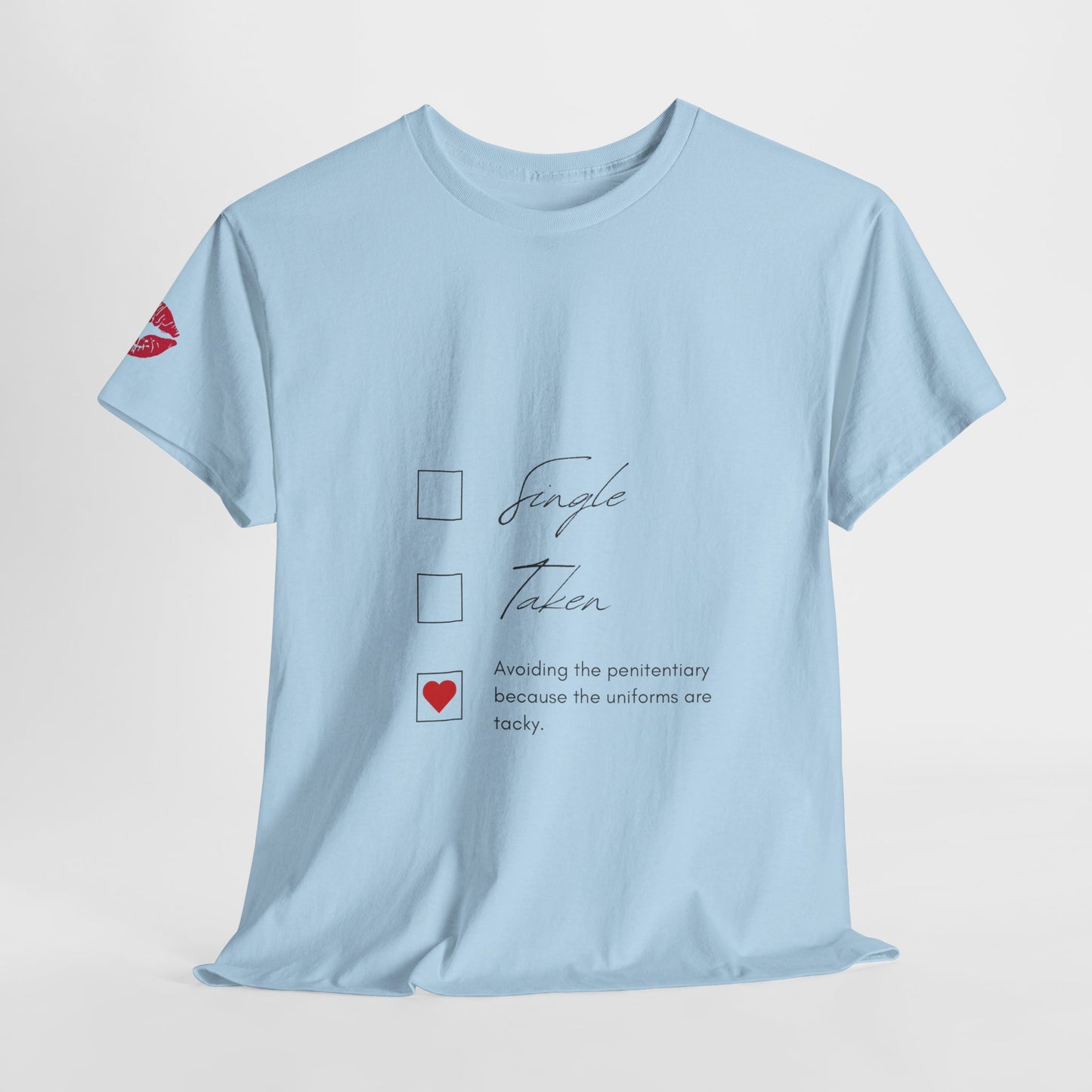 YOU ARE ART - SINGLE, TAKEN... Artistic Unisex Cotton Tee with Heartfelt Prints, Casual Wear, Gift for Artists, Streetwear, Inspirational Fashion
