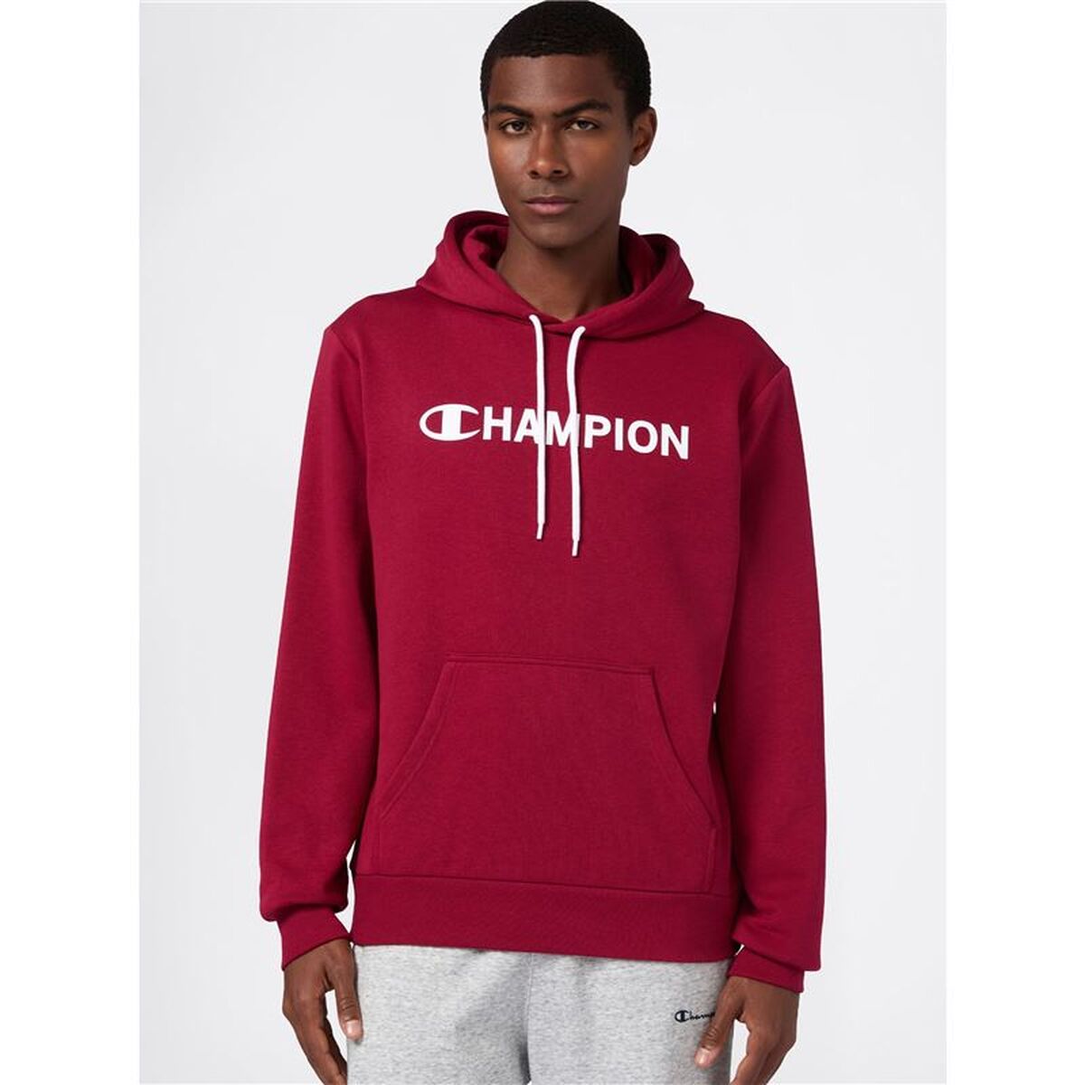 Men’s Hoodie Champion Graphic Shop Red-5