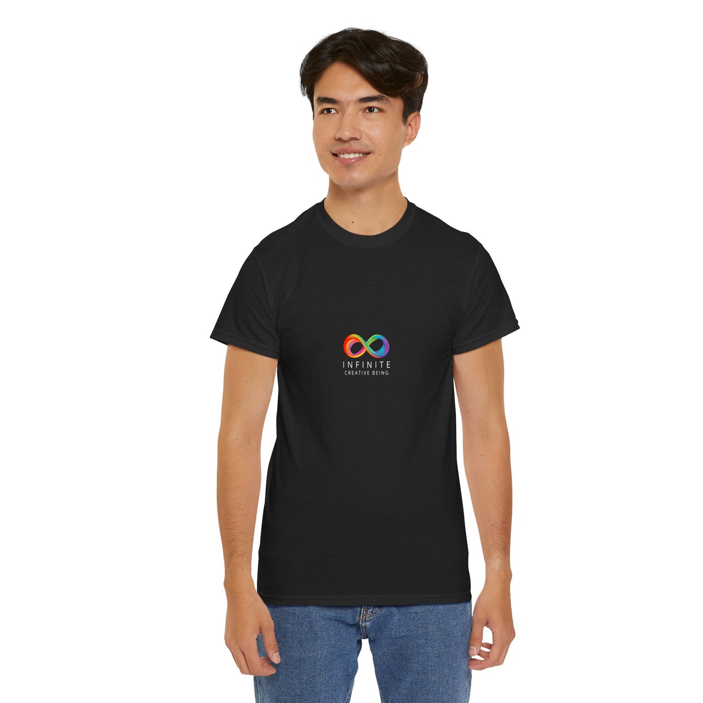 Colorful Infinite Creative Being Unisex Tee, Inclusive Fashion, Everyday Casual Wear, Gift for Friends