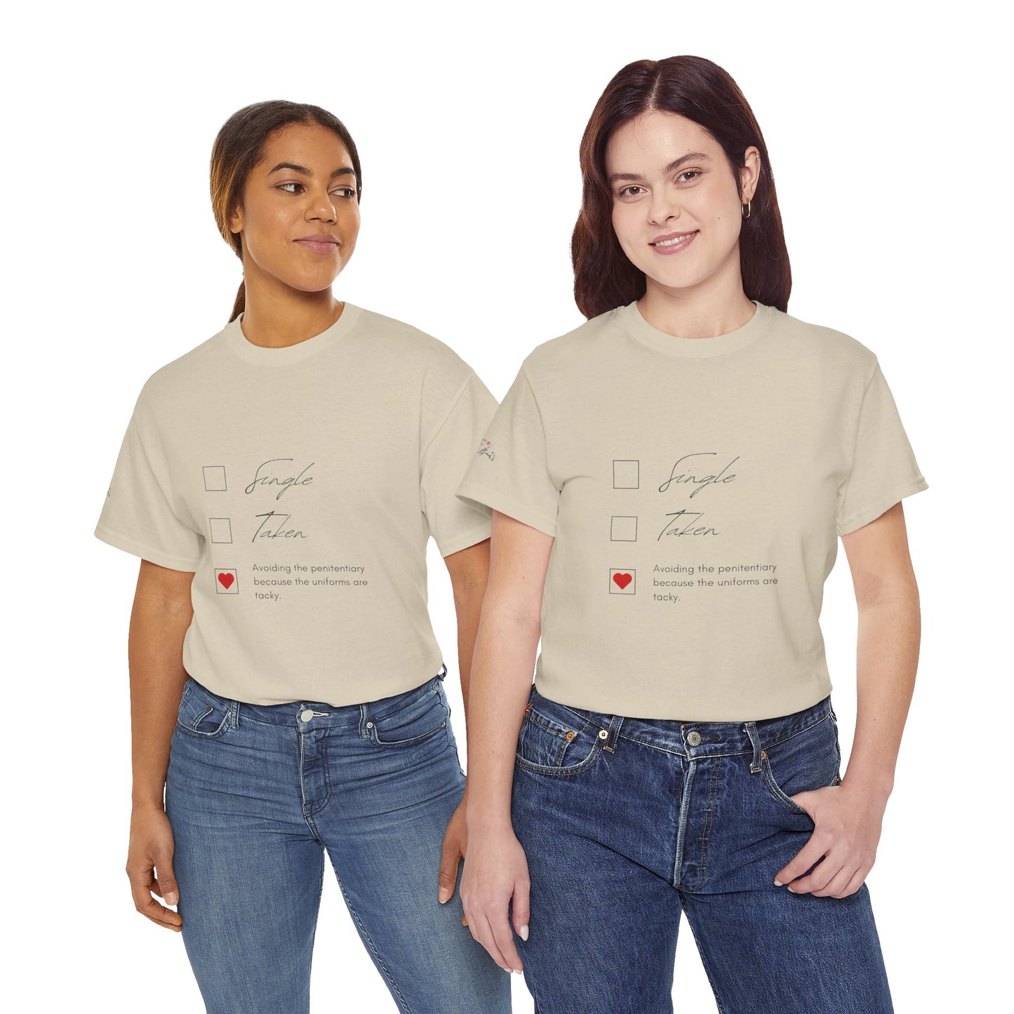 Single Taken Avoiding the Pen Play Where It's Safe T-Shirt Unisex Heavy 100% Cotton Tee