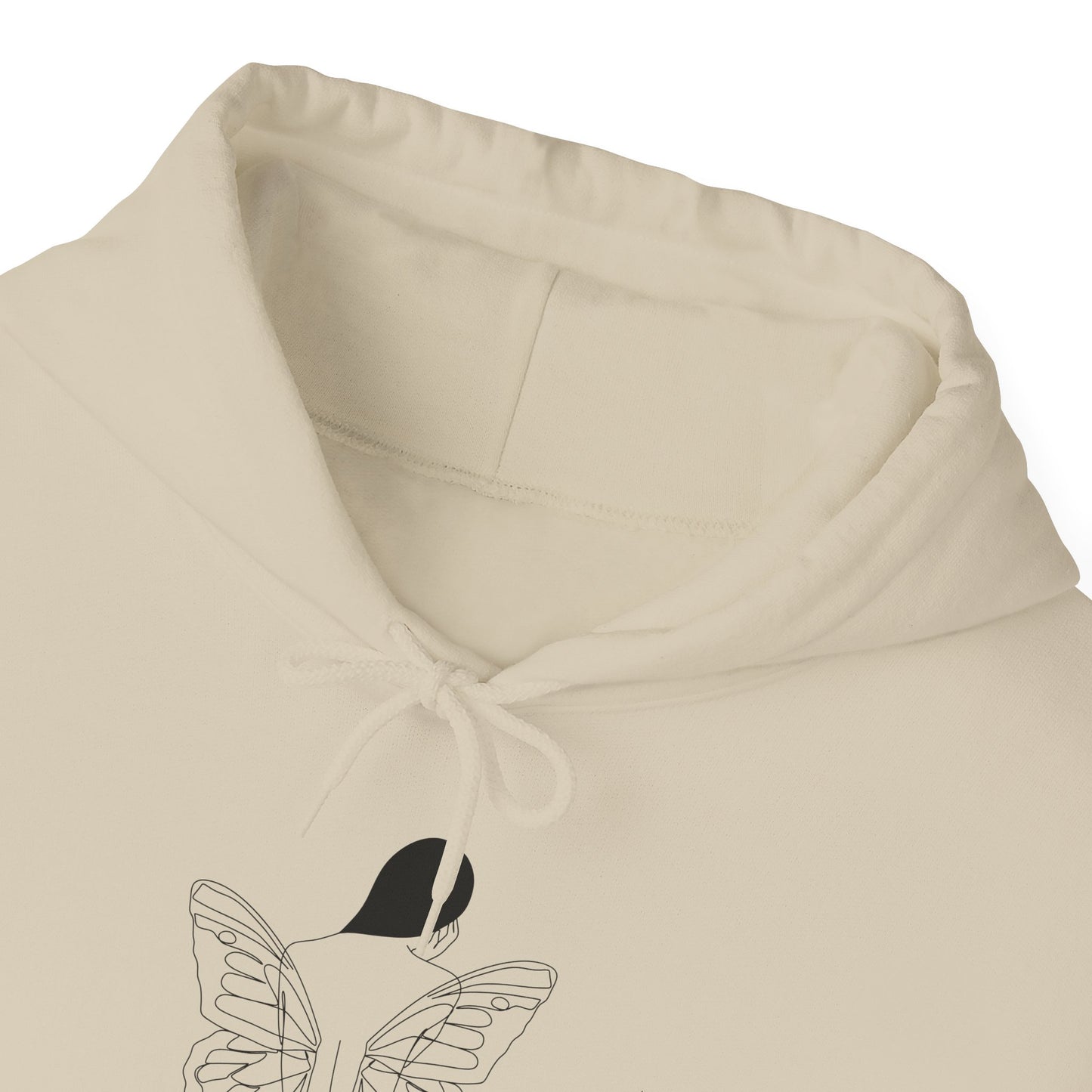 Butterfly Love Unisex Hoodie, Cozy Sweatshirt for Everyday Comfort, Gift for Nature Lovers, Butterfly Apparel for Spring